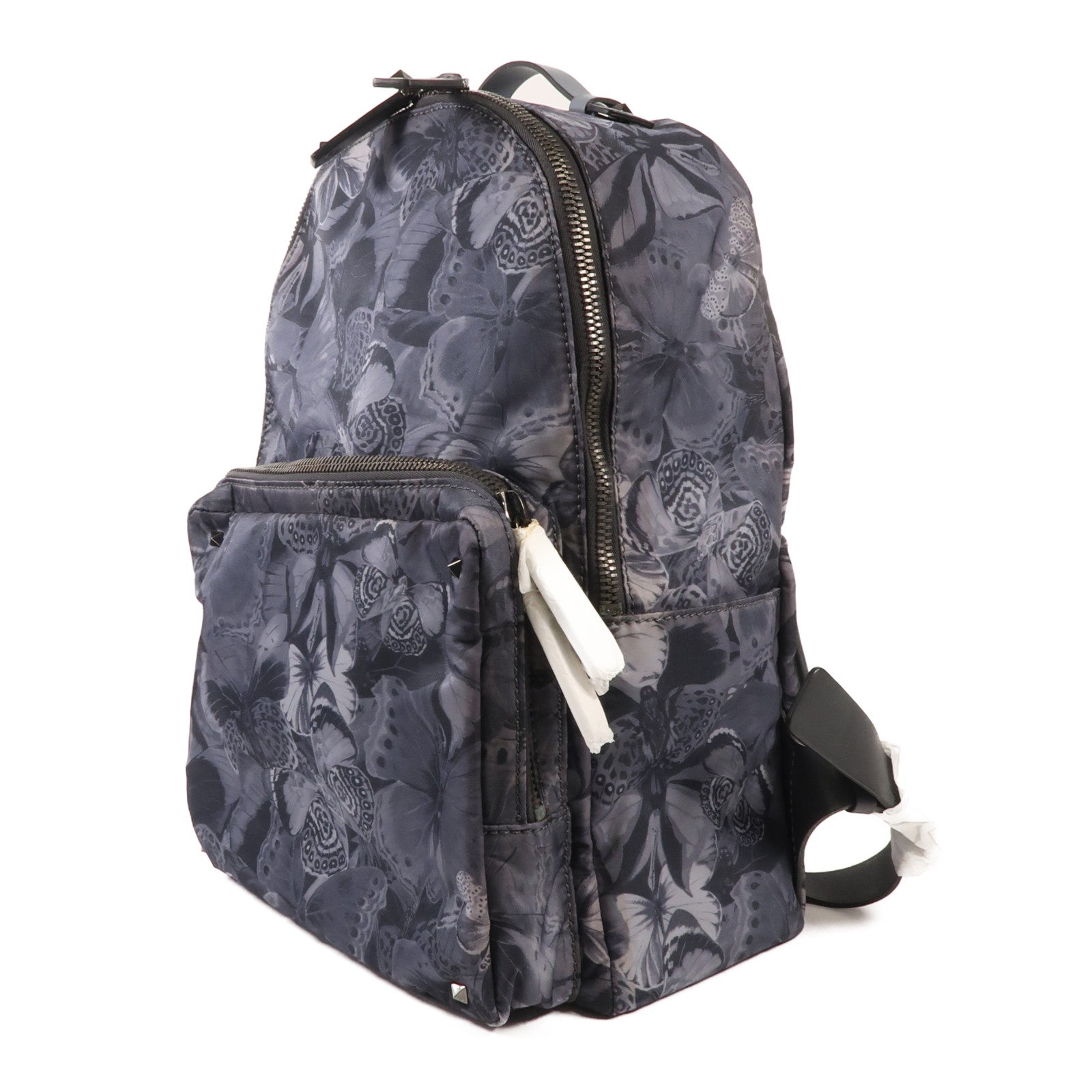 Valentino 帆布Rucksack銀扣背包