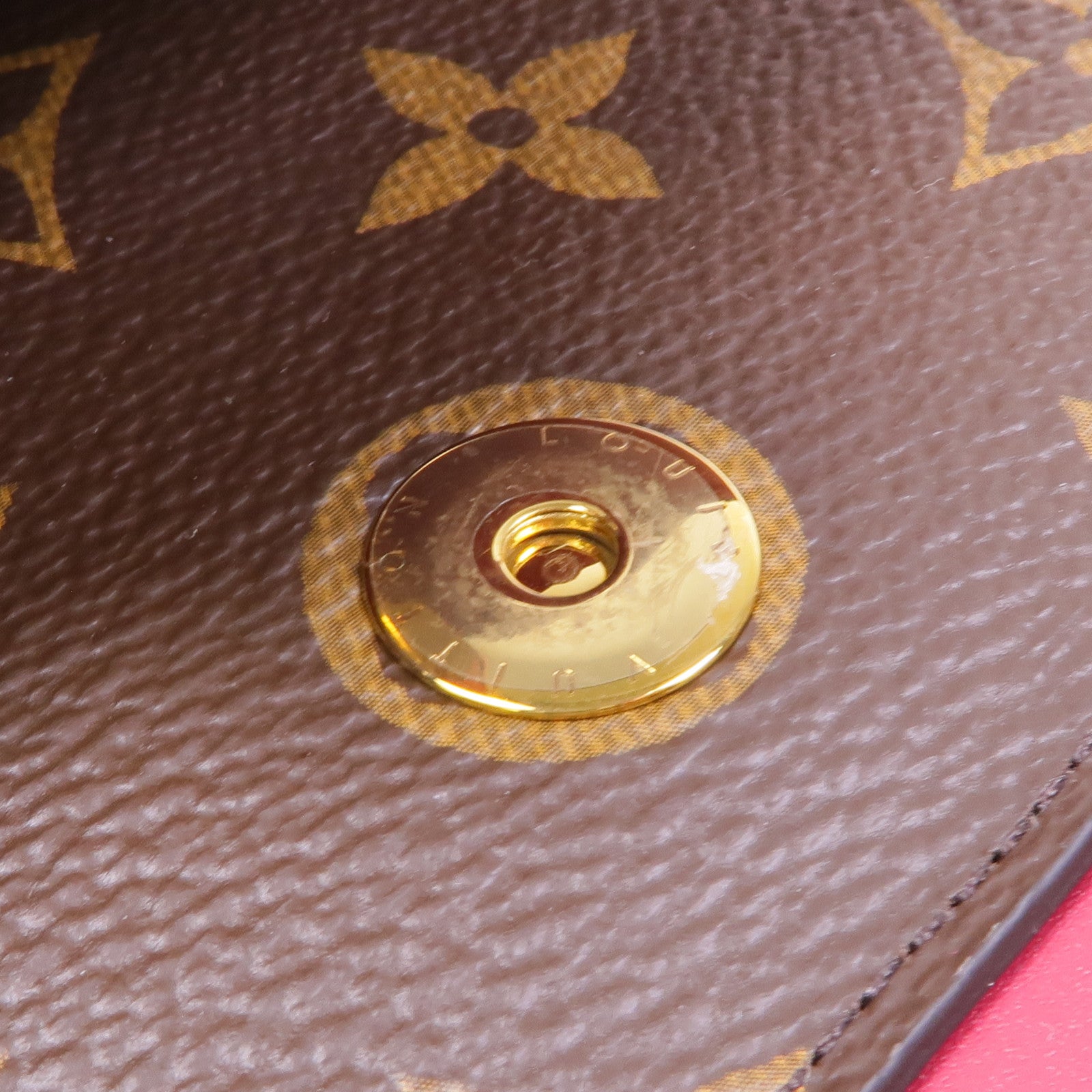 LOUIS VUITTON Monogram Flore金扣鏈帶肩背袋