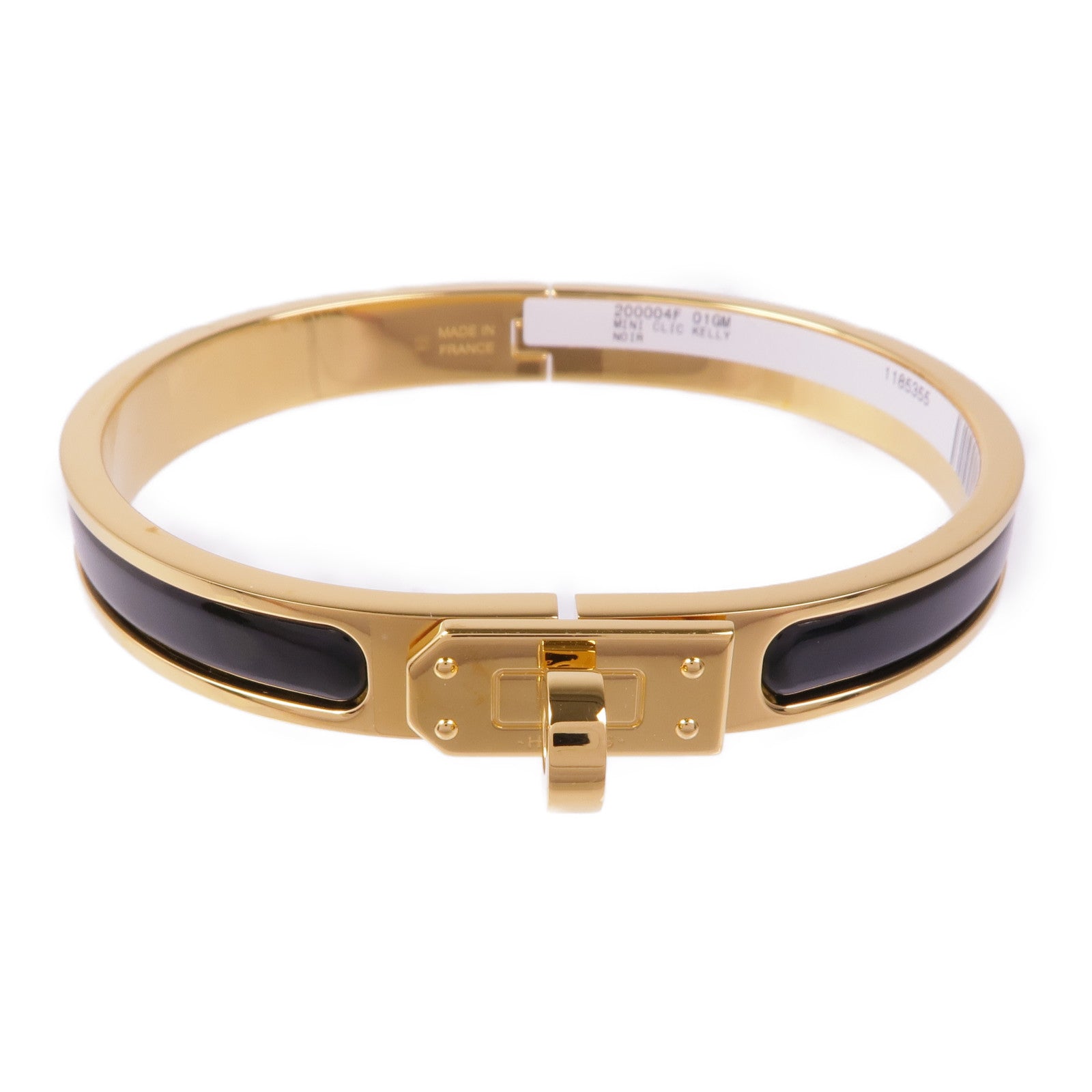HERMES 金屬/琺瑯Mini Clic Kelly手鐲