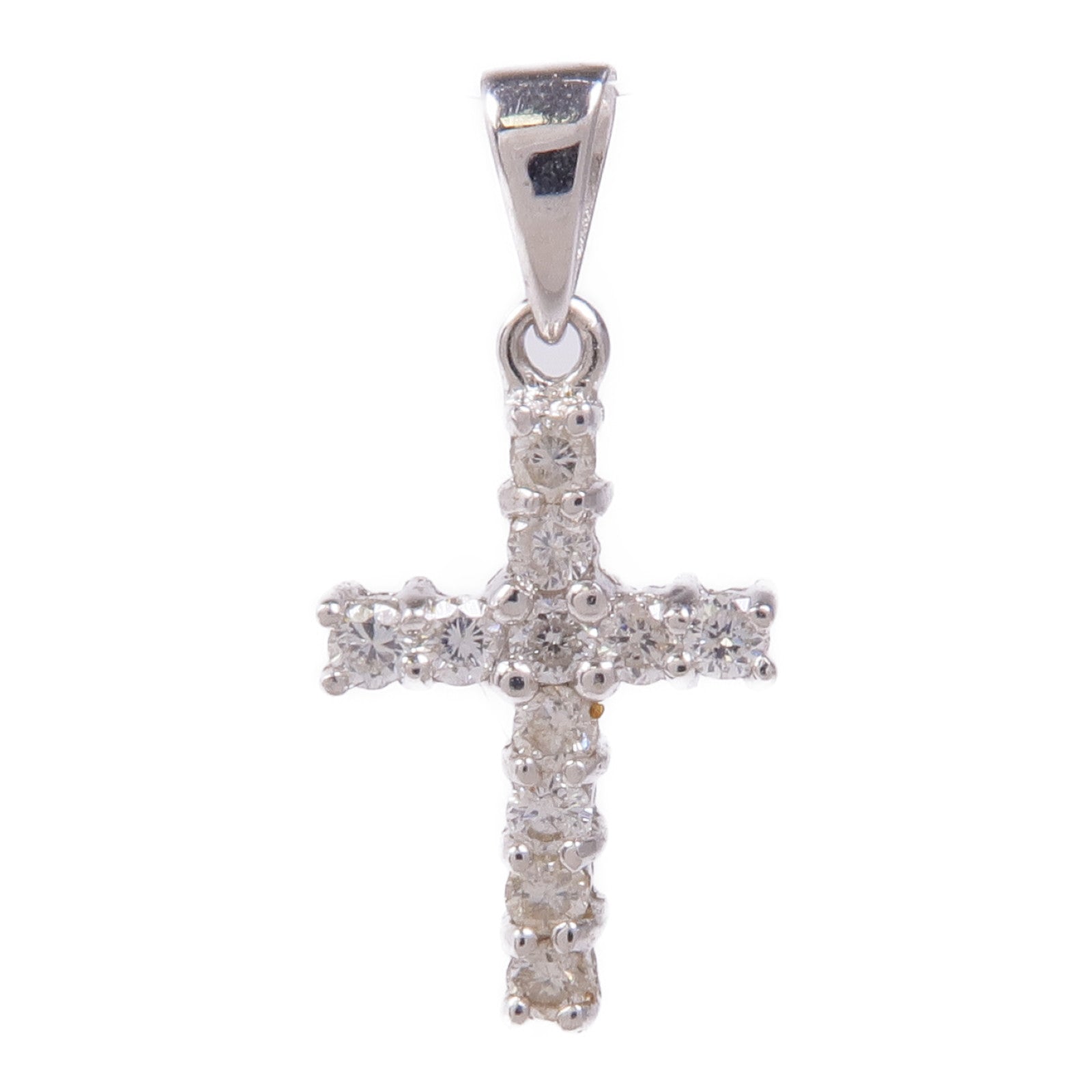 JEWELRY Diamond Pendant Top 18K White Gold