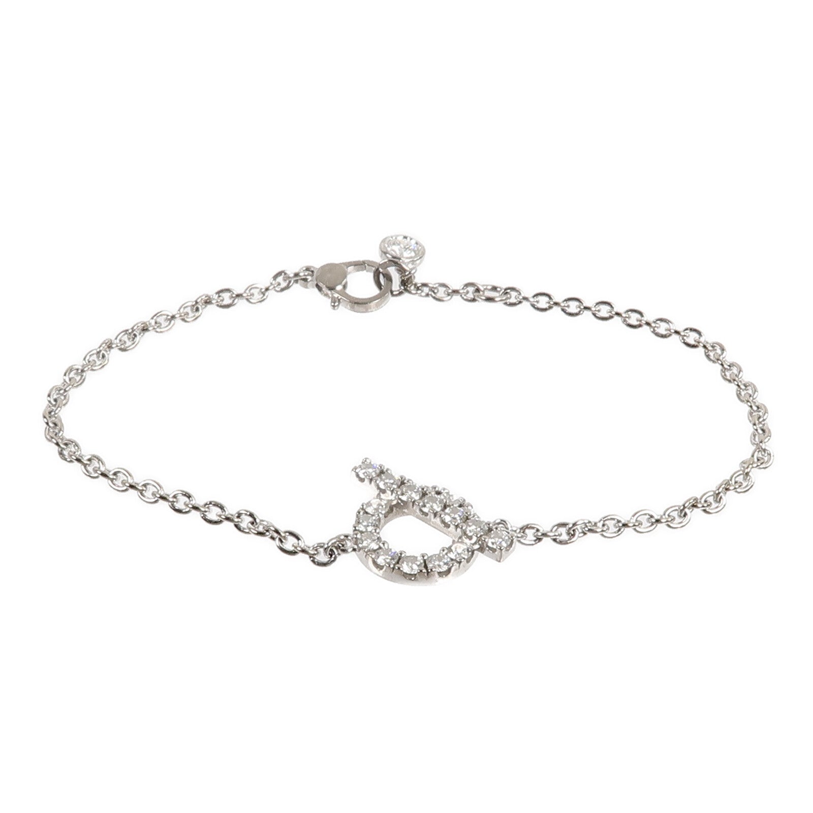 HERMES 18K白金Finesse Bractlet手鏈