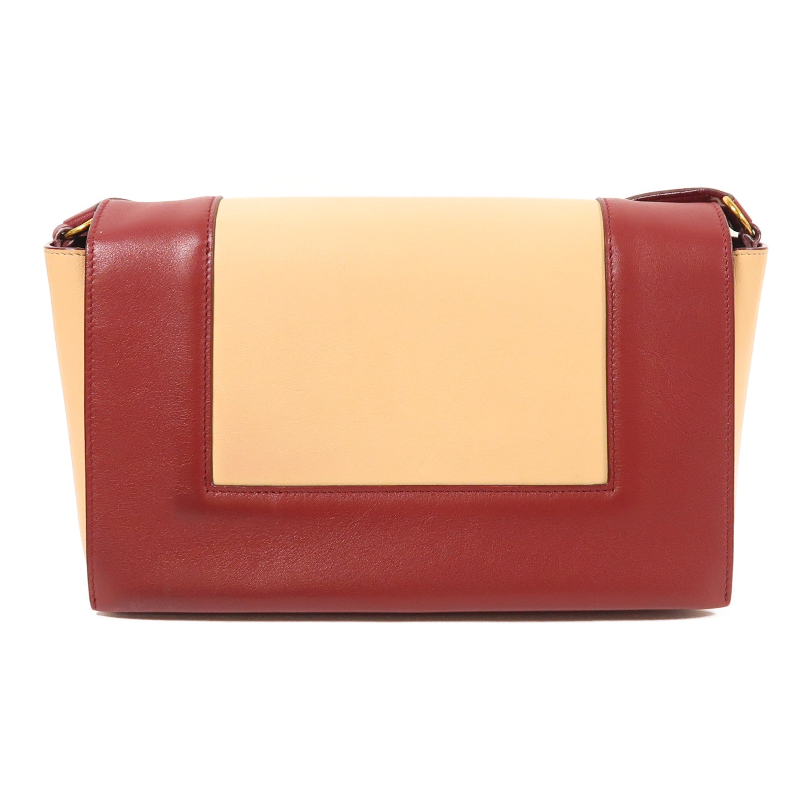 CELINE 牛皮皮革Frame Bag金扣肩背袋