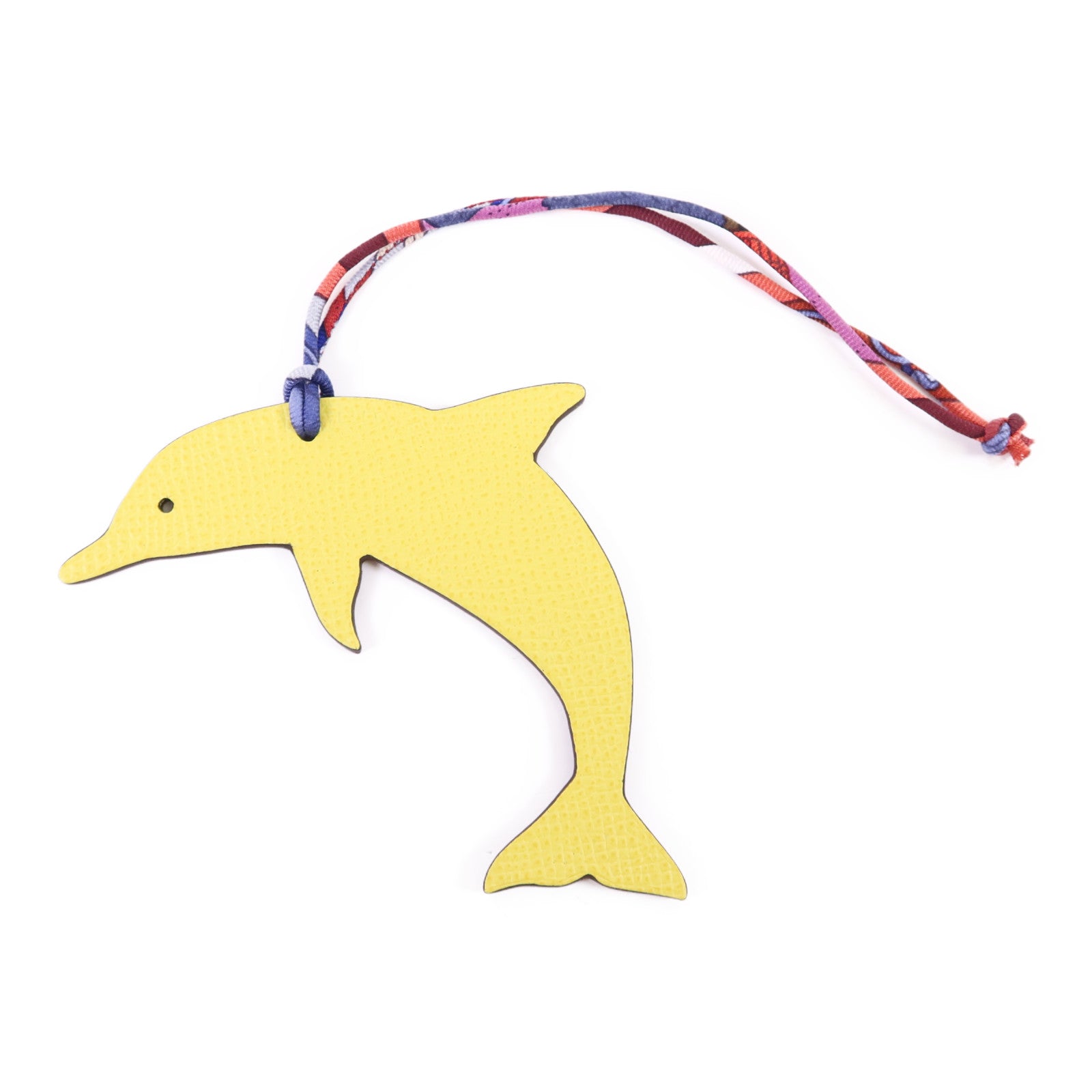 HERMES Clemence皮革/Epsom皮革Dolphin Charm掛飾