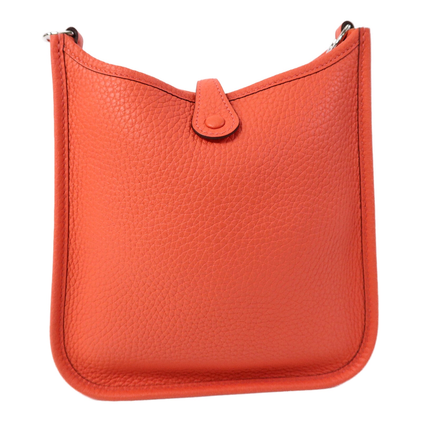 HERMES Clemence皮革Evelyne TPM肩背袋Rose Texas