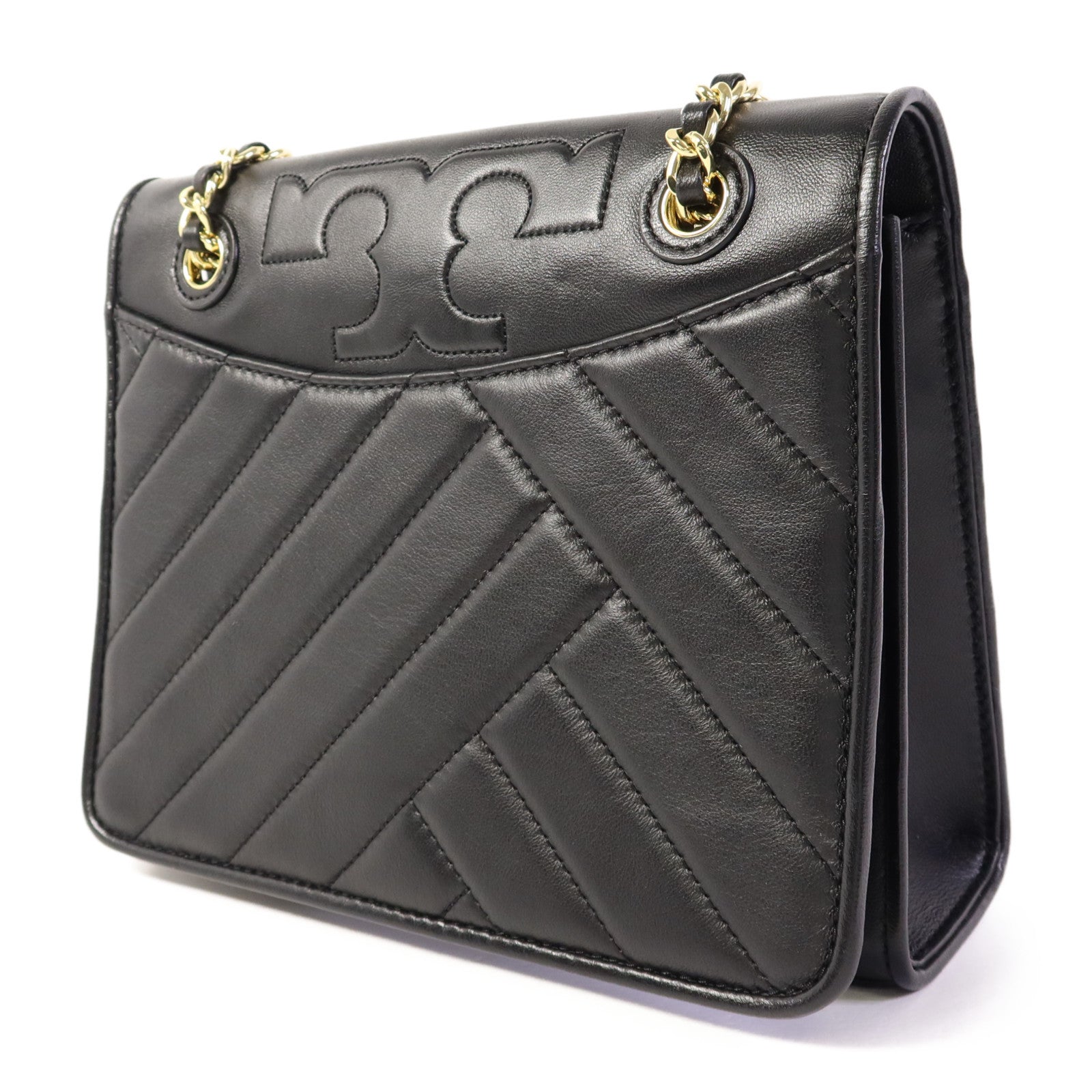 Tory Burch 羊皮皮革Chain Shoulder Bag金扣鏈帶肩背袋