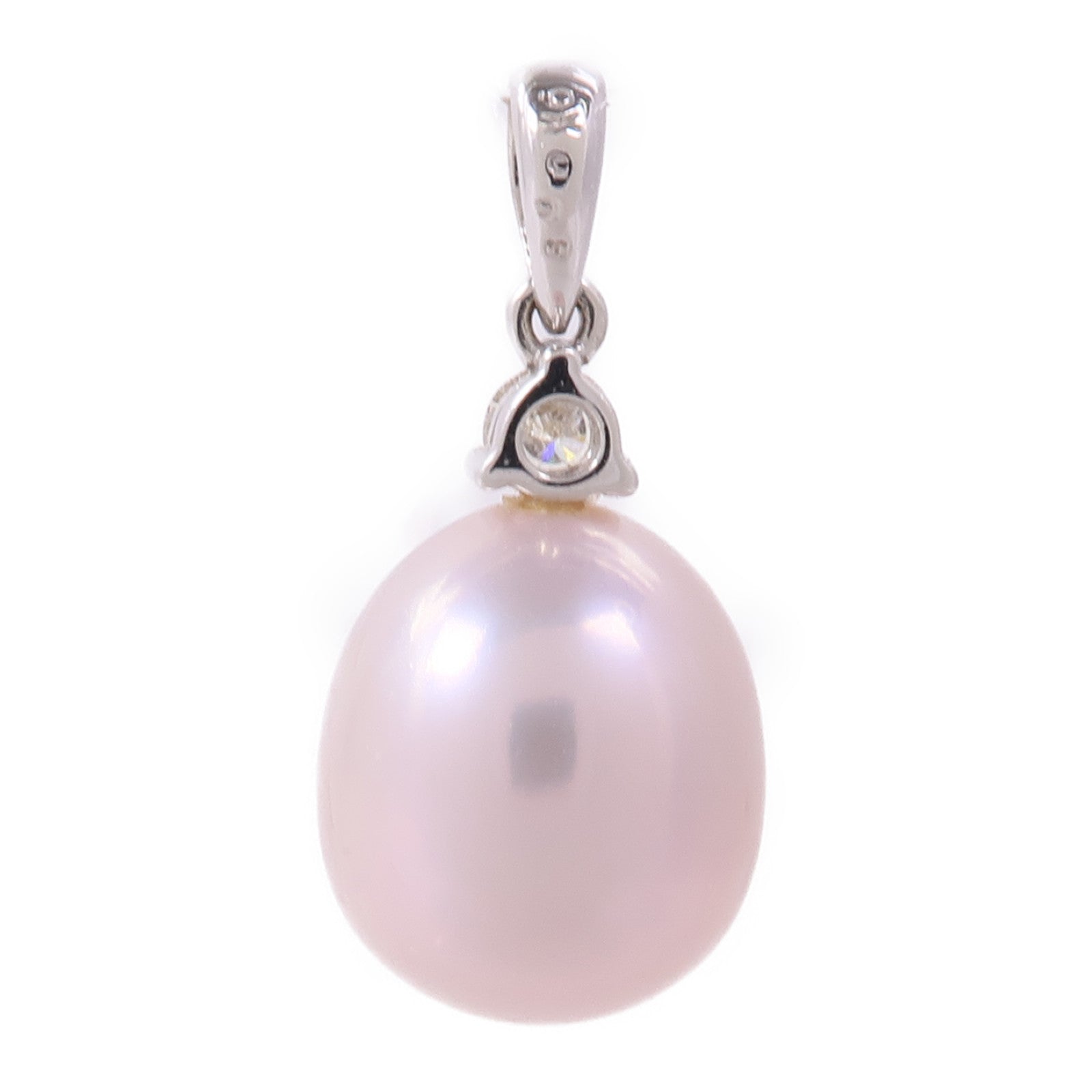 JEWELRY 18K白金Pearl Pendant Top珍珠吊墜