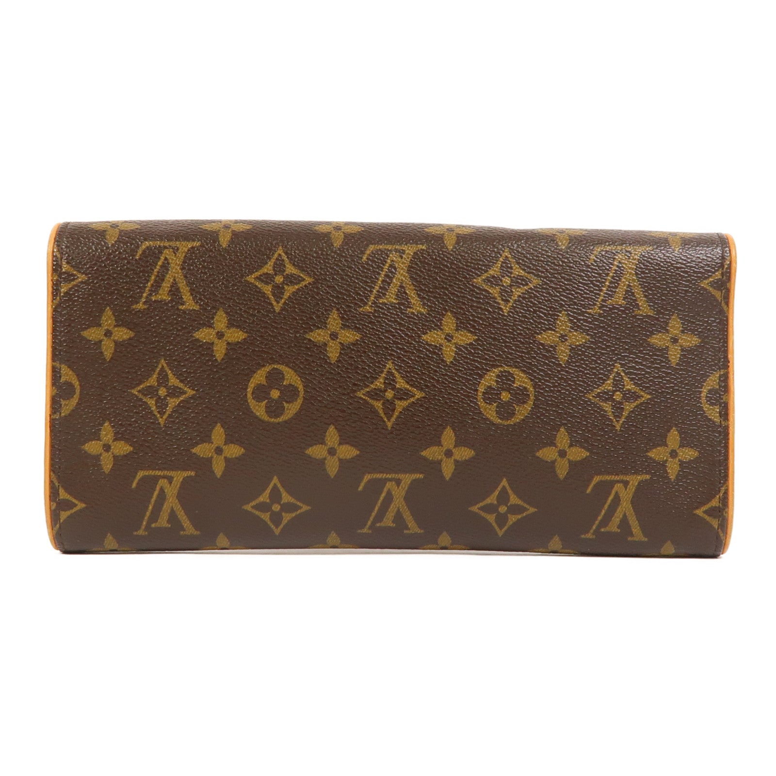LOUIS VUITTON Monogram Pochette Twin GM金扣肩背袋