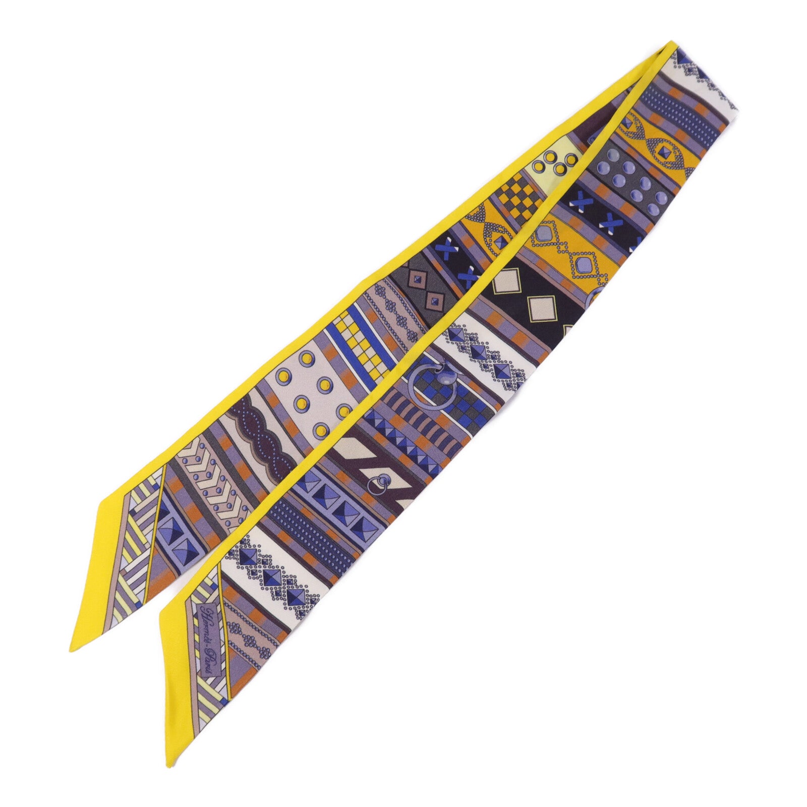 HERMES 絲質Twilly絲巾