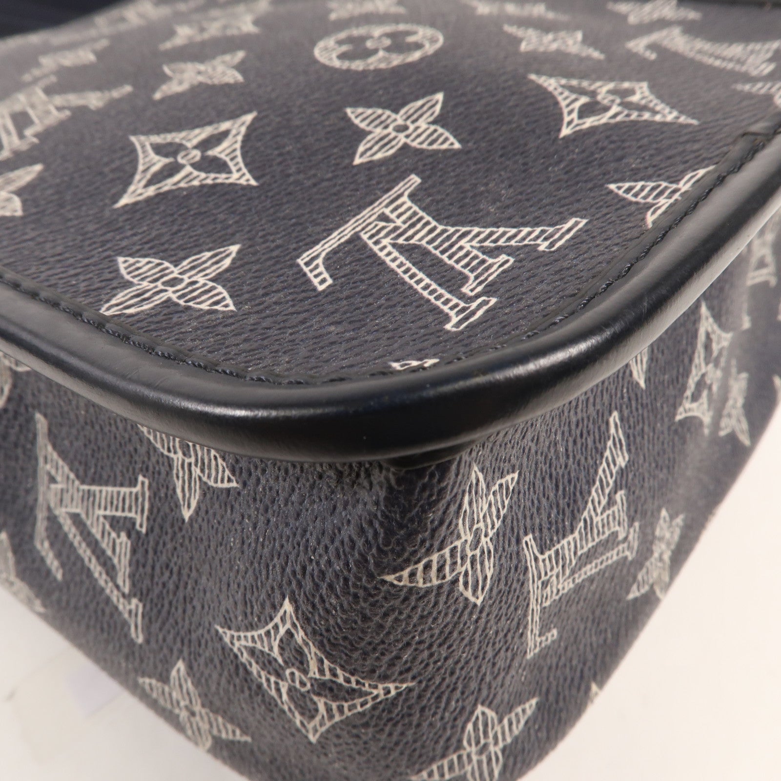 LOUIS VUITTON Monogram Savannah Messenger BB銀扣肩背袋