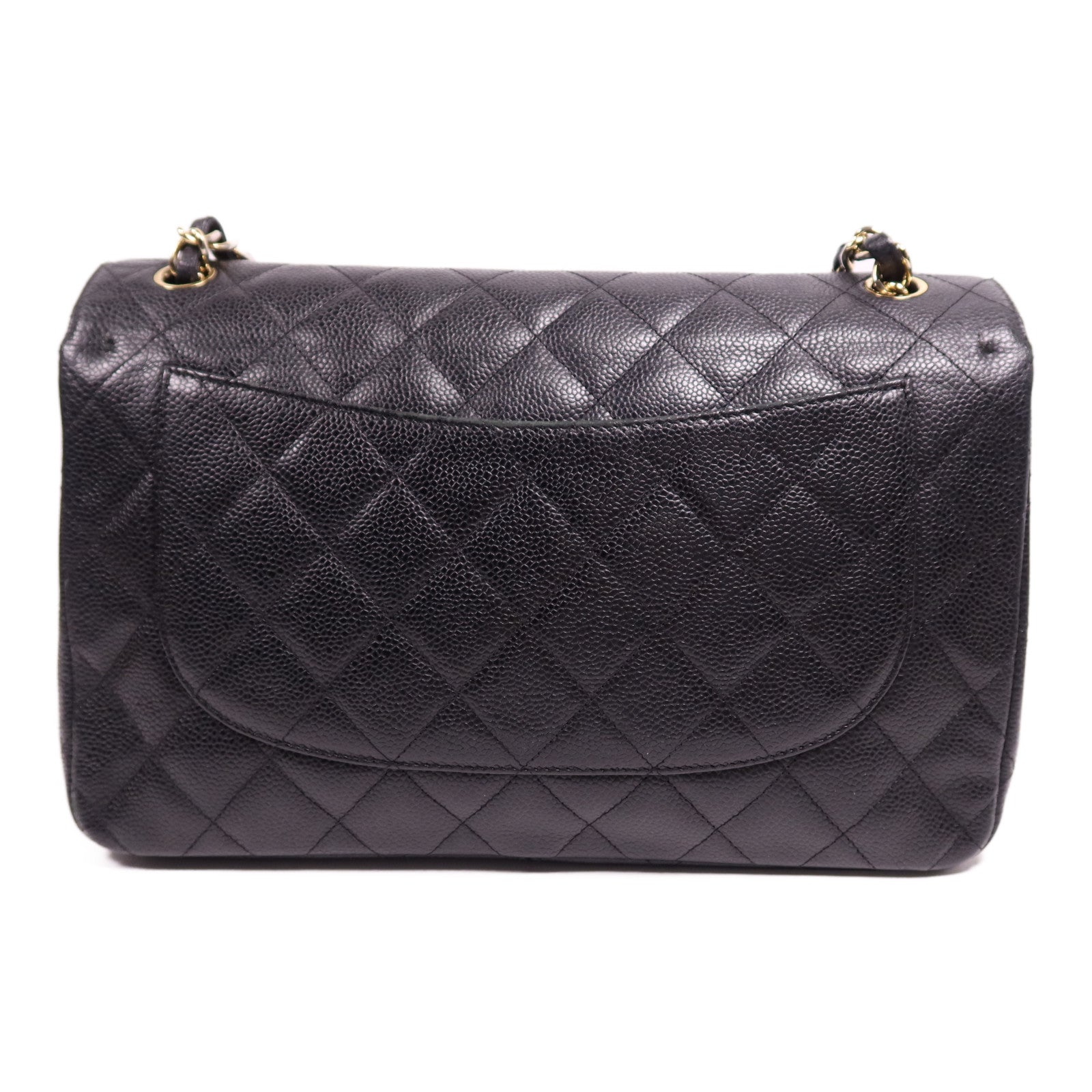 CHANEL 牛皮皮革Large Classic金扣鏈帶肩背袋