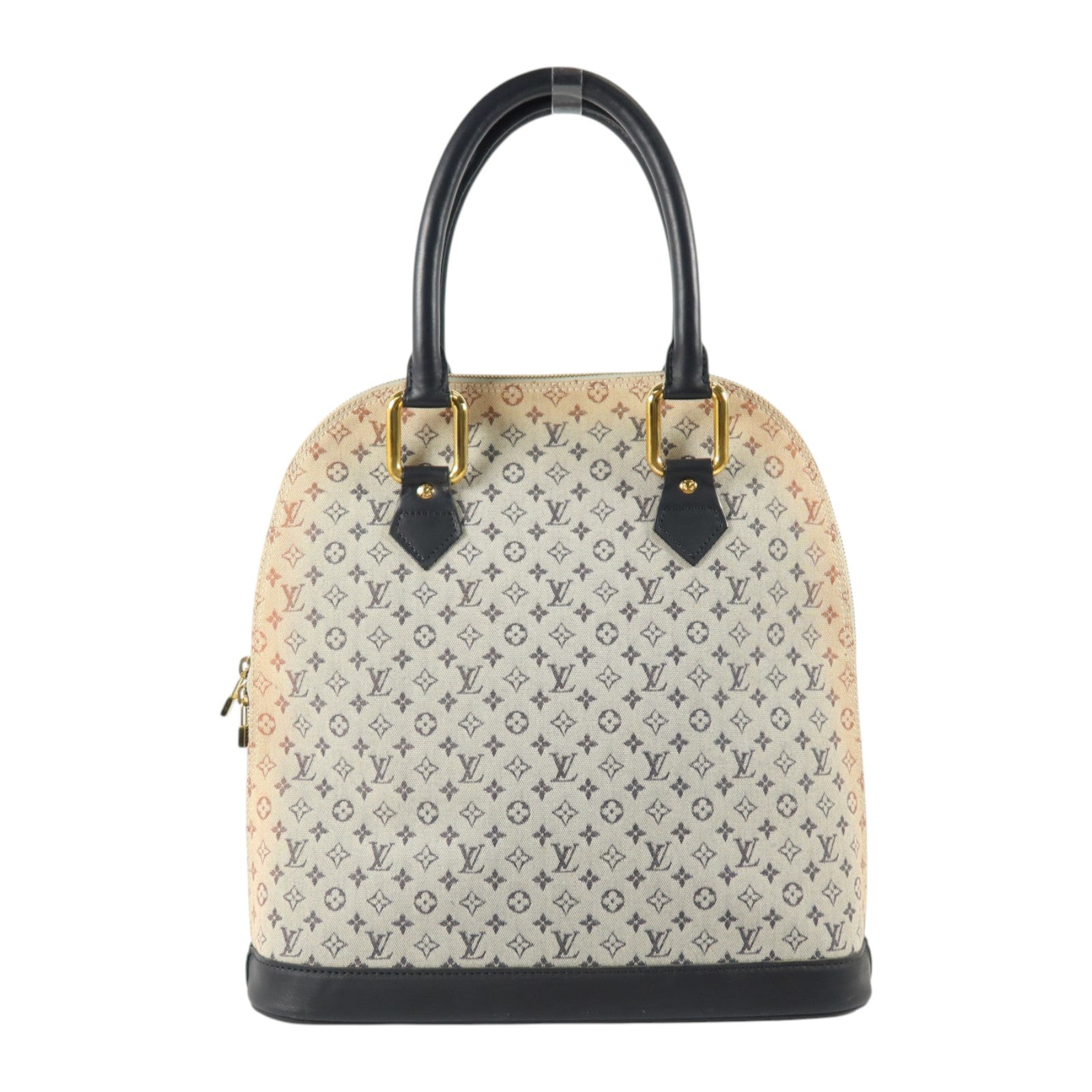 LOUIS VUITTON Monogram Mini Lin Alma Haut金扣手挽袋