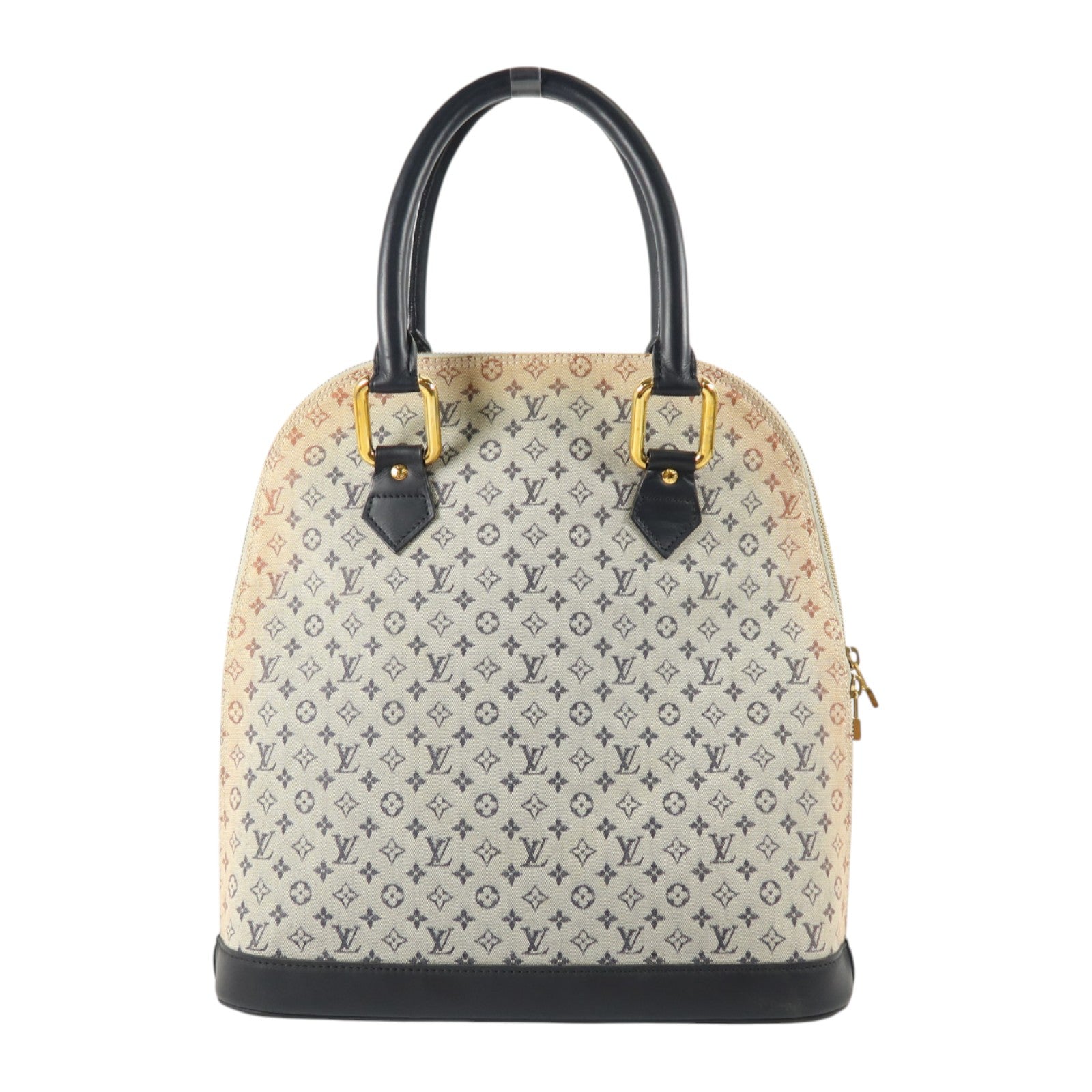 LOUIS VUITTON Monogram Mini Lin Alma Haut金扣手挽袋
