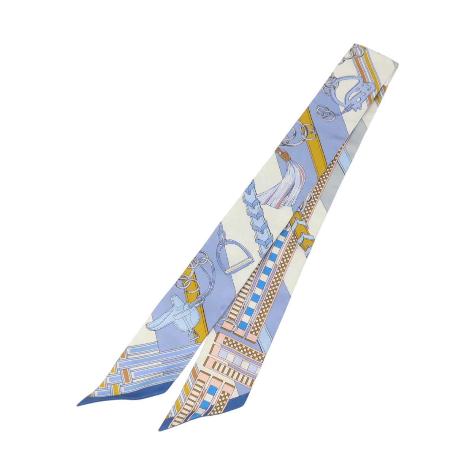HERMES 絲質Twilly絲巾