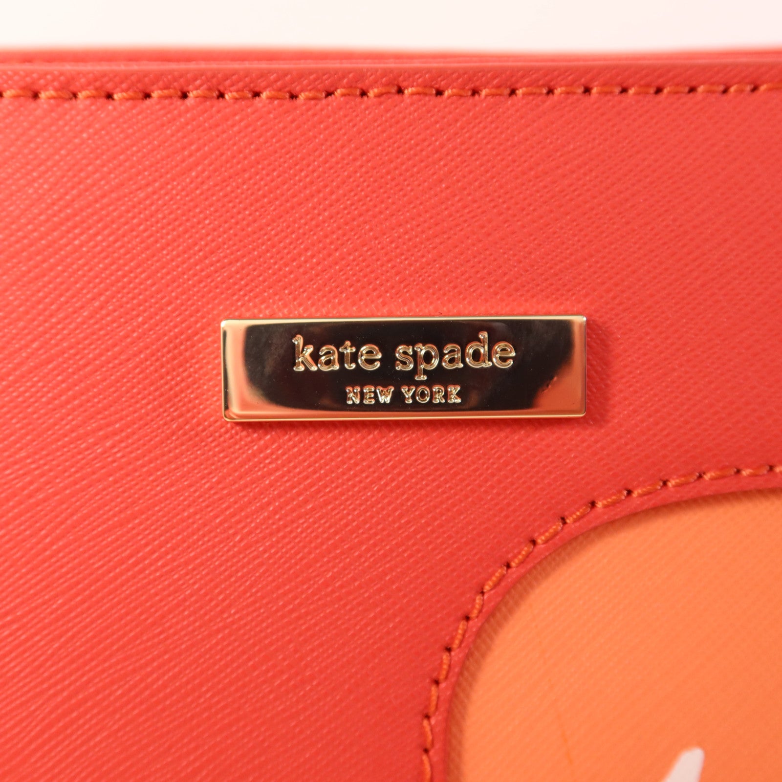 Kate Spade 塗層帆布Shoulder Tote金扣肩背袋/手挽袋
