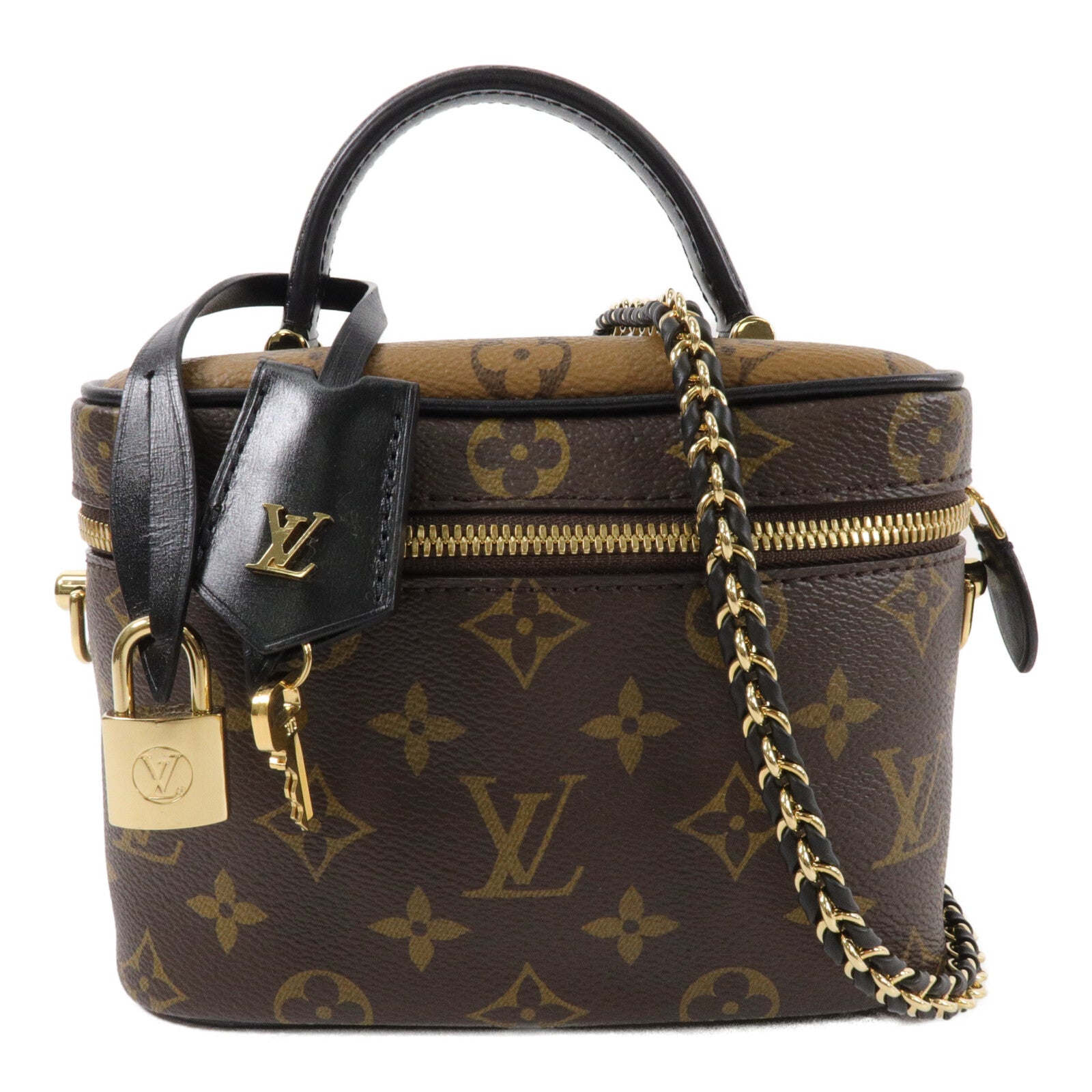 LOUIS VUITTON Monogram Reverse Vanity PM手挽肩背兩用袋