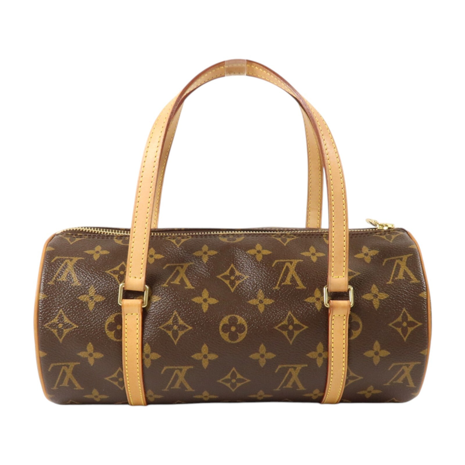 LOUIS VUITTON Monogram Papillon PM金扣手挽袋