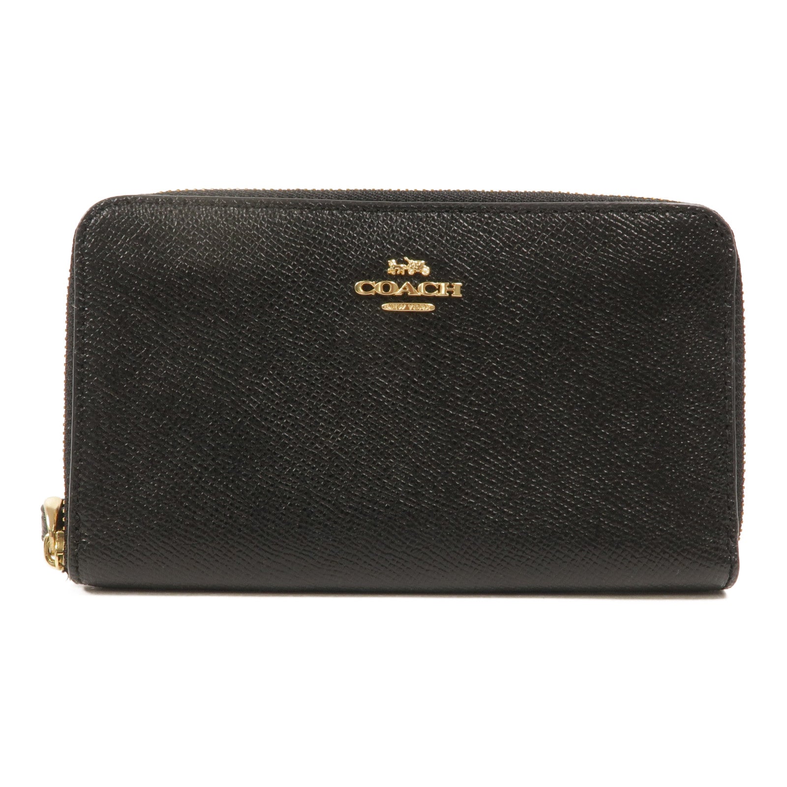 COACH 牛皮皮革Zip Around Wallet長錢包