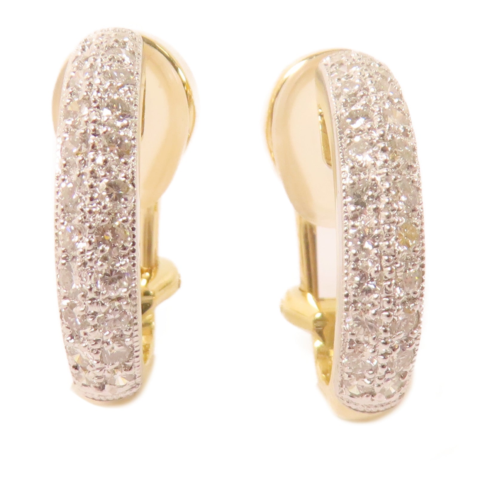 JEWELRY 18K黃金/白金Diamond Earrings鑽石耳環