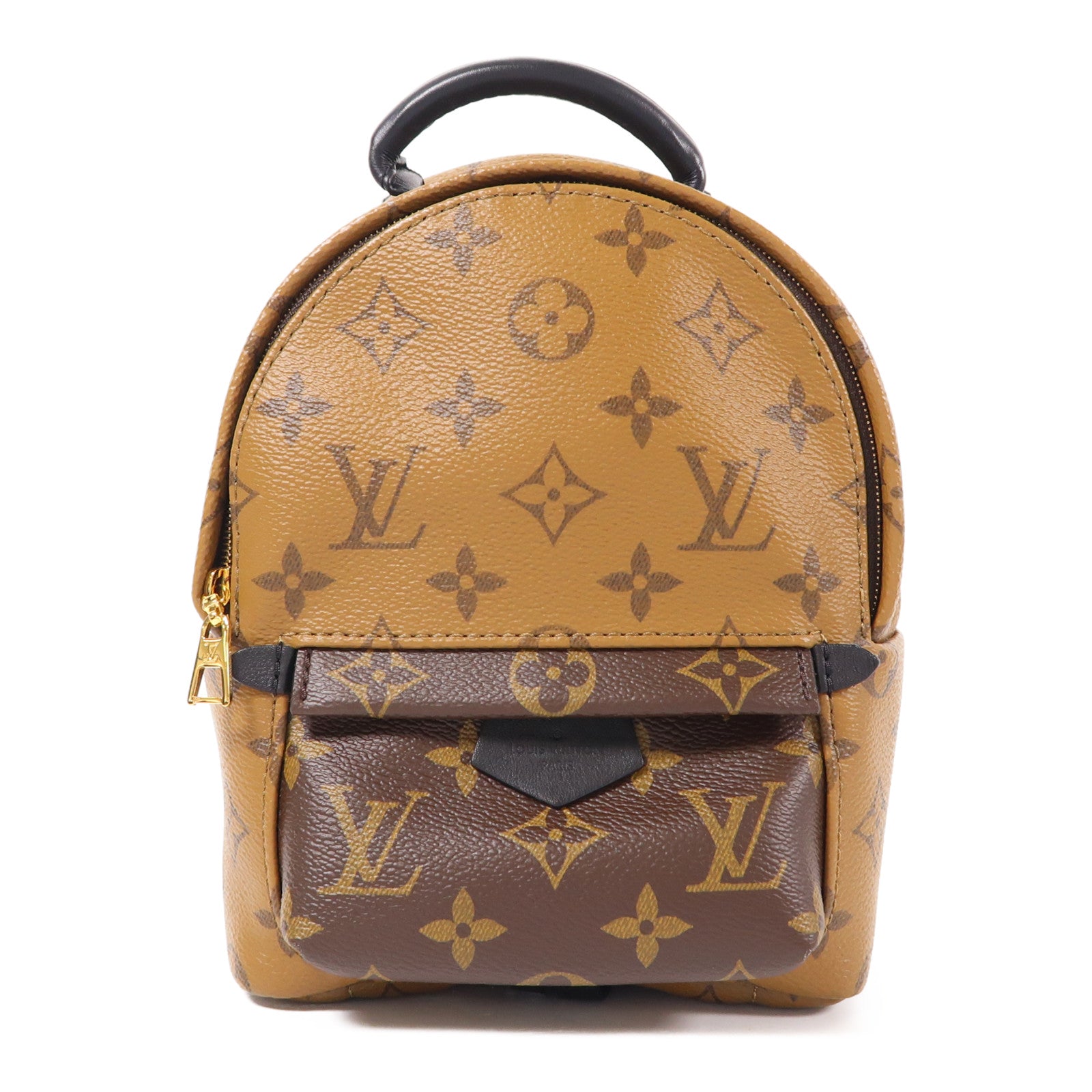 LOUIS VUITTON Monogram Reverse Palm Springs Mini金扣背包