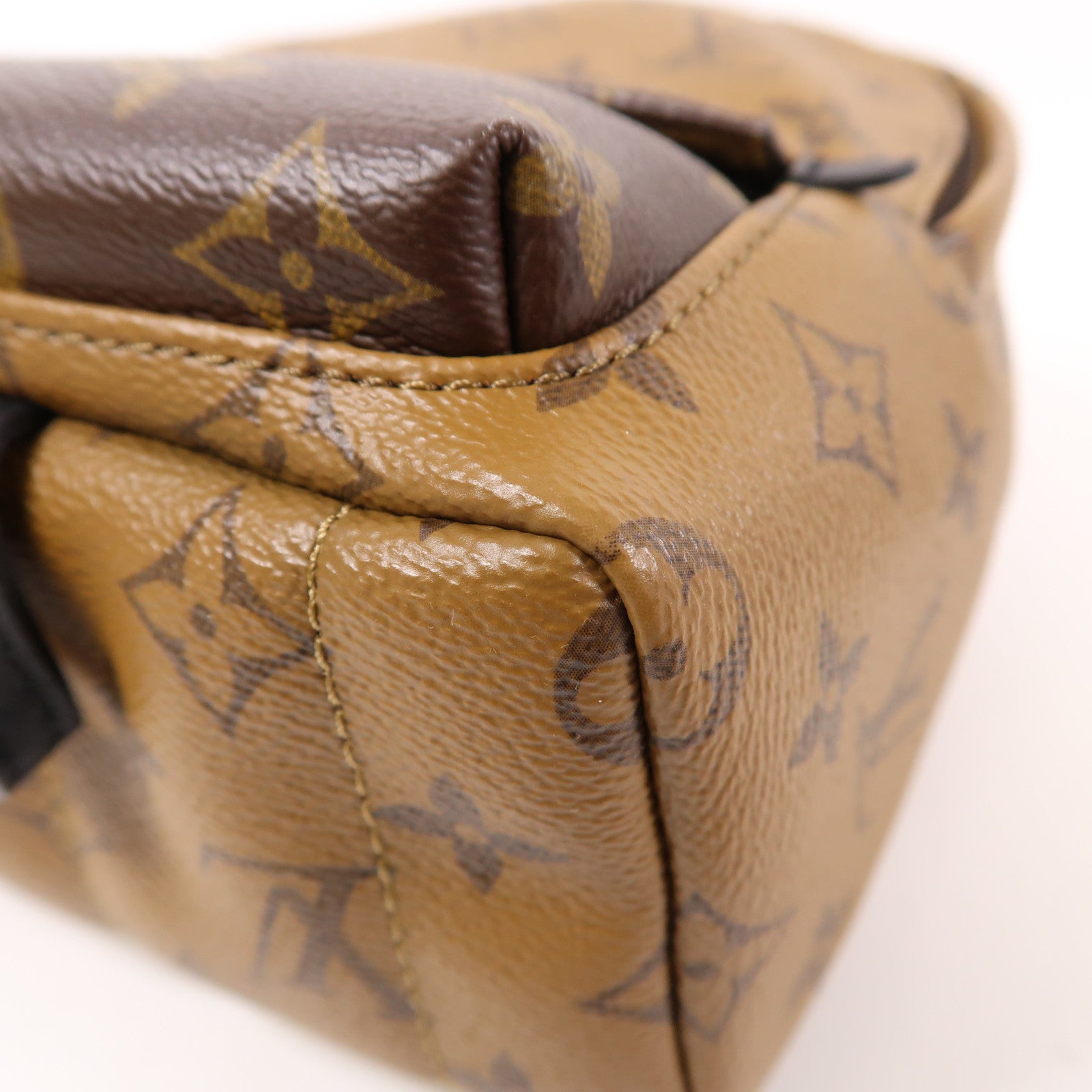 LOUIS VUITTON Monogram Reverse Palm Springs Mini金扣背包