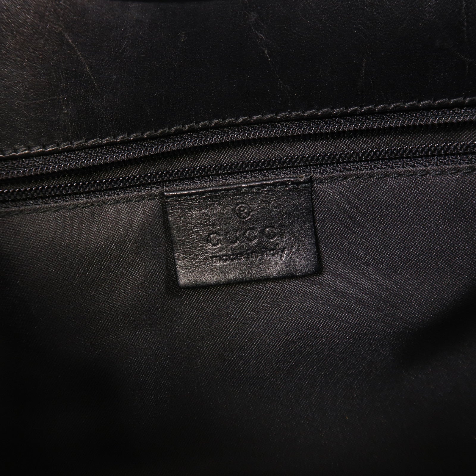 GUCCI 【激減優惠】帆布Jackie銀扣肩背袋黑色