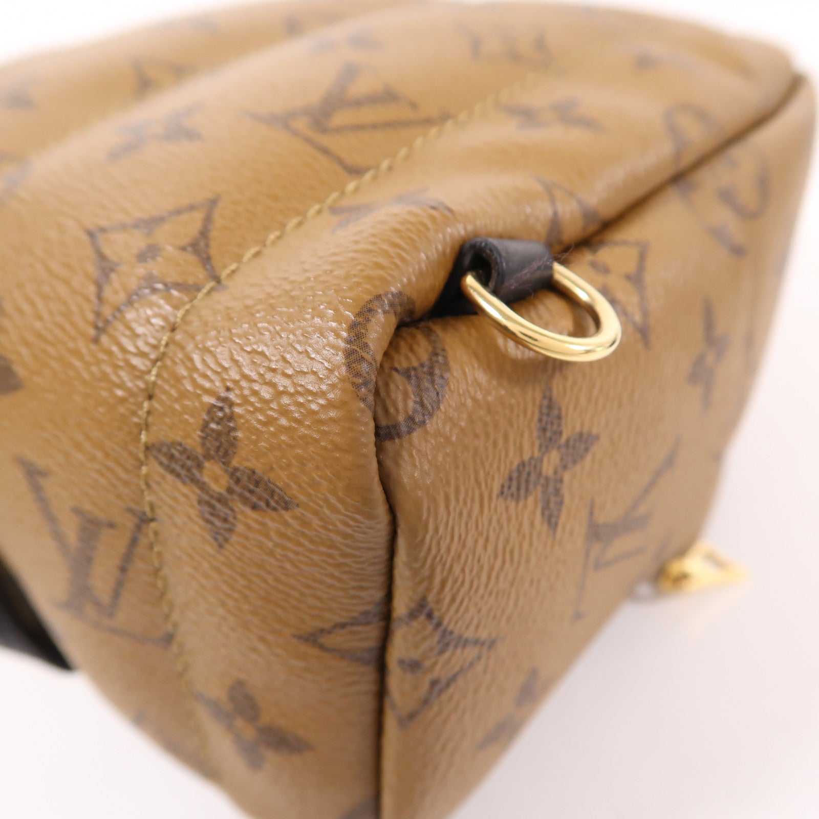 LOUIS VUITTON Monogram Reverse Palm Springs Mini金扣背包