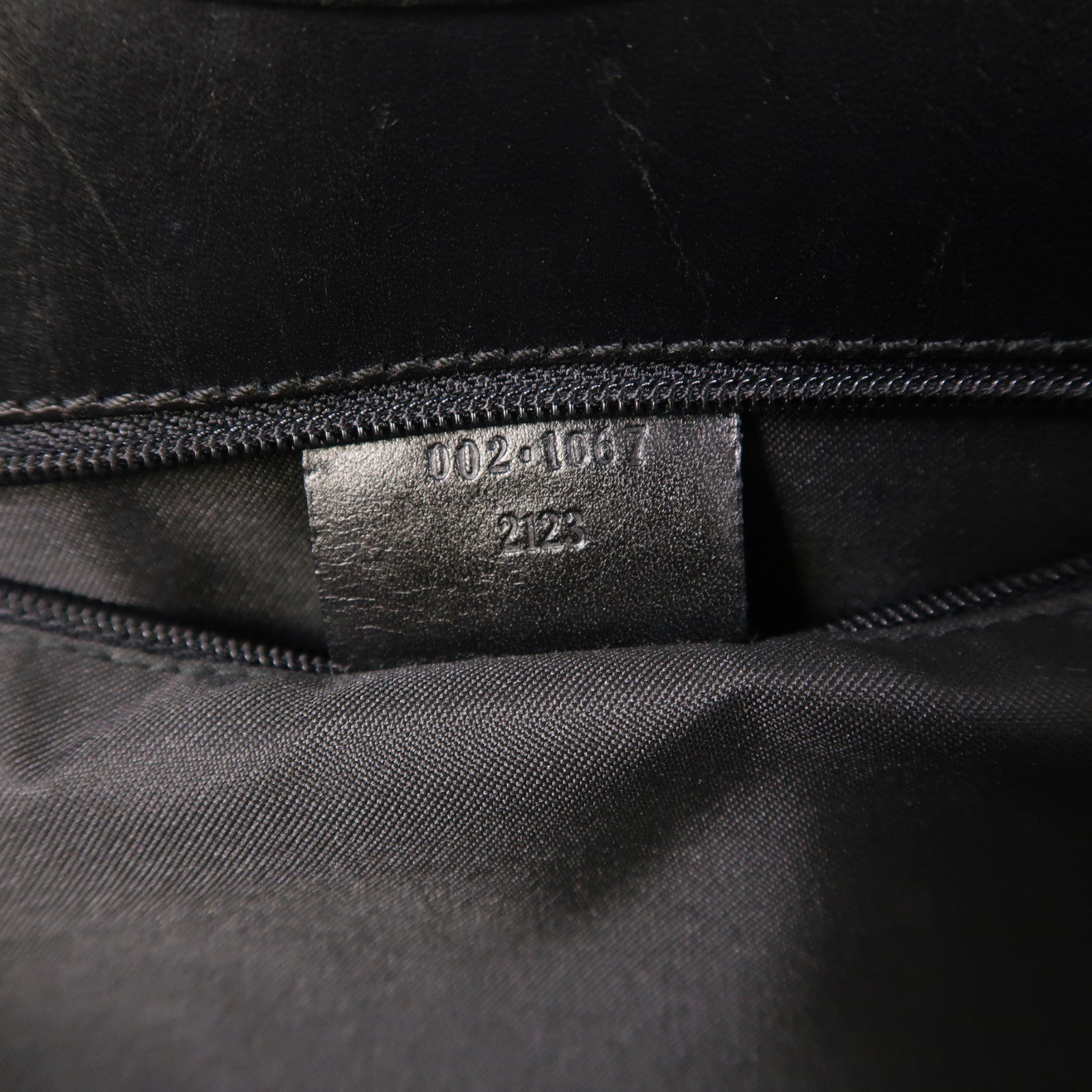 GUCCI 【激減優惠】帆布Jackie銀扣肩背袋黑色