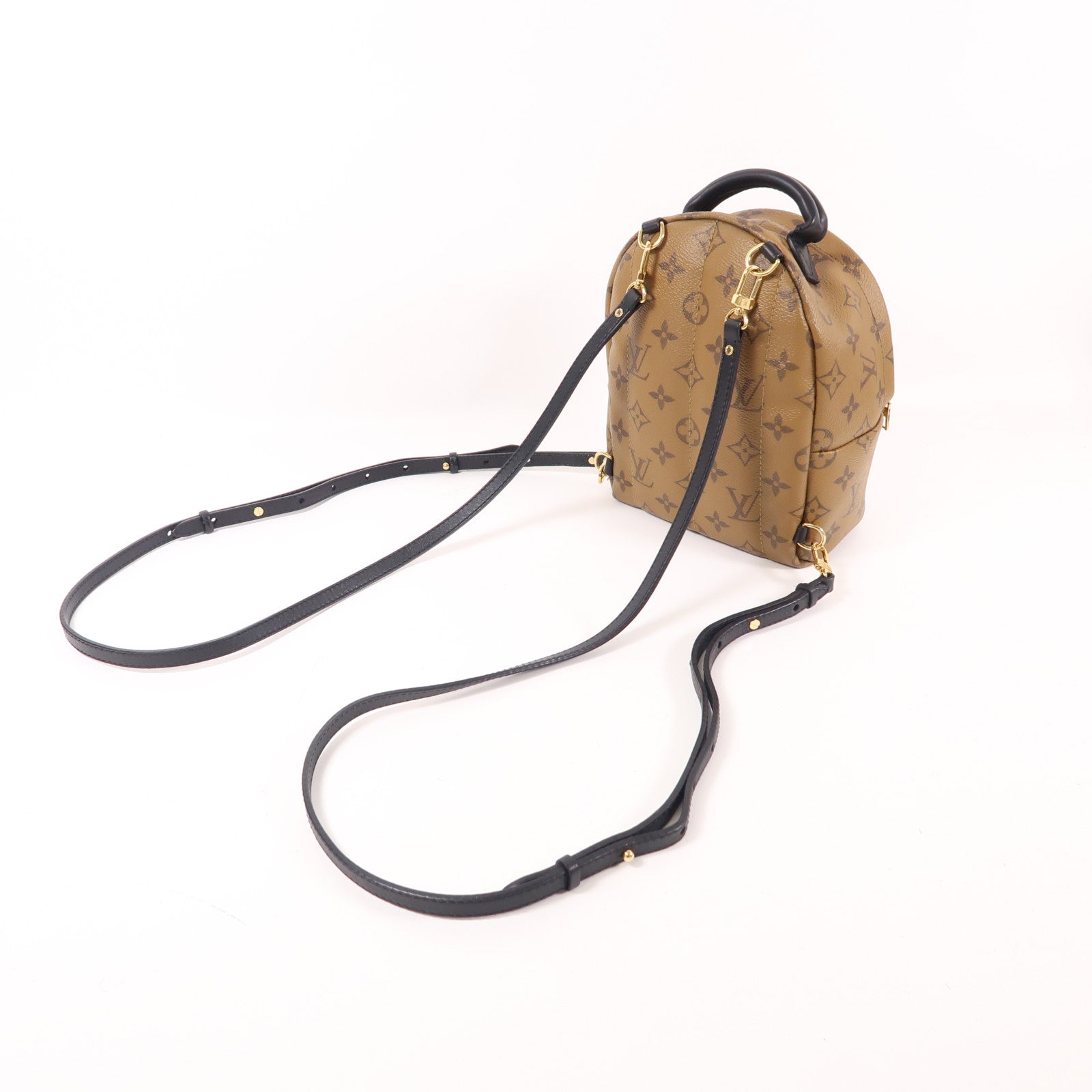 LOUIS VUITTON Monogram Reverse Palm Springs Mini金扣背包