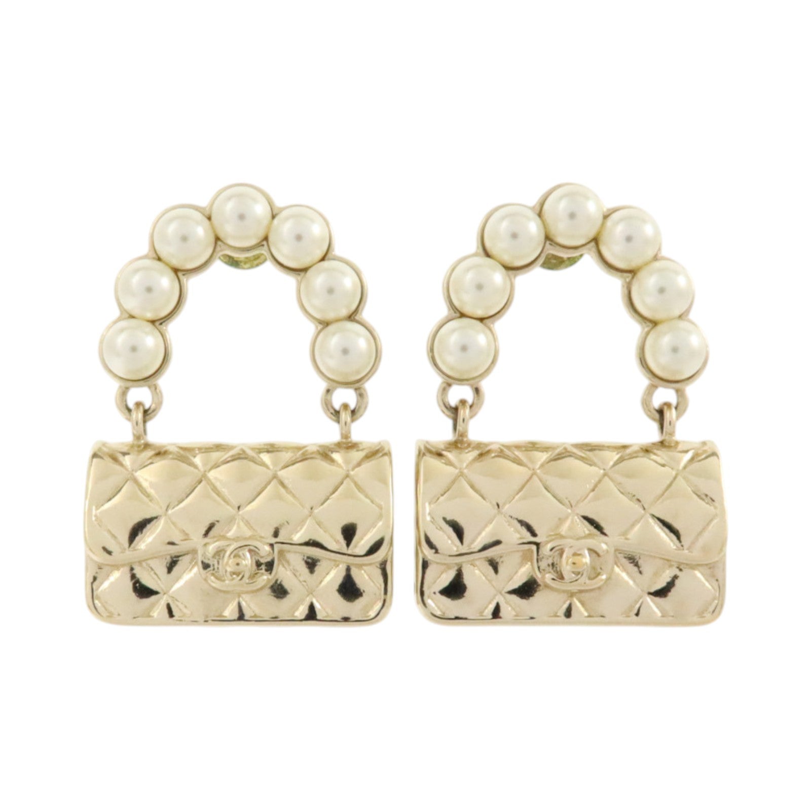 CHANEL PVC/金屬Earrings耳環