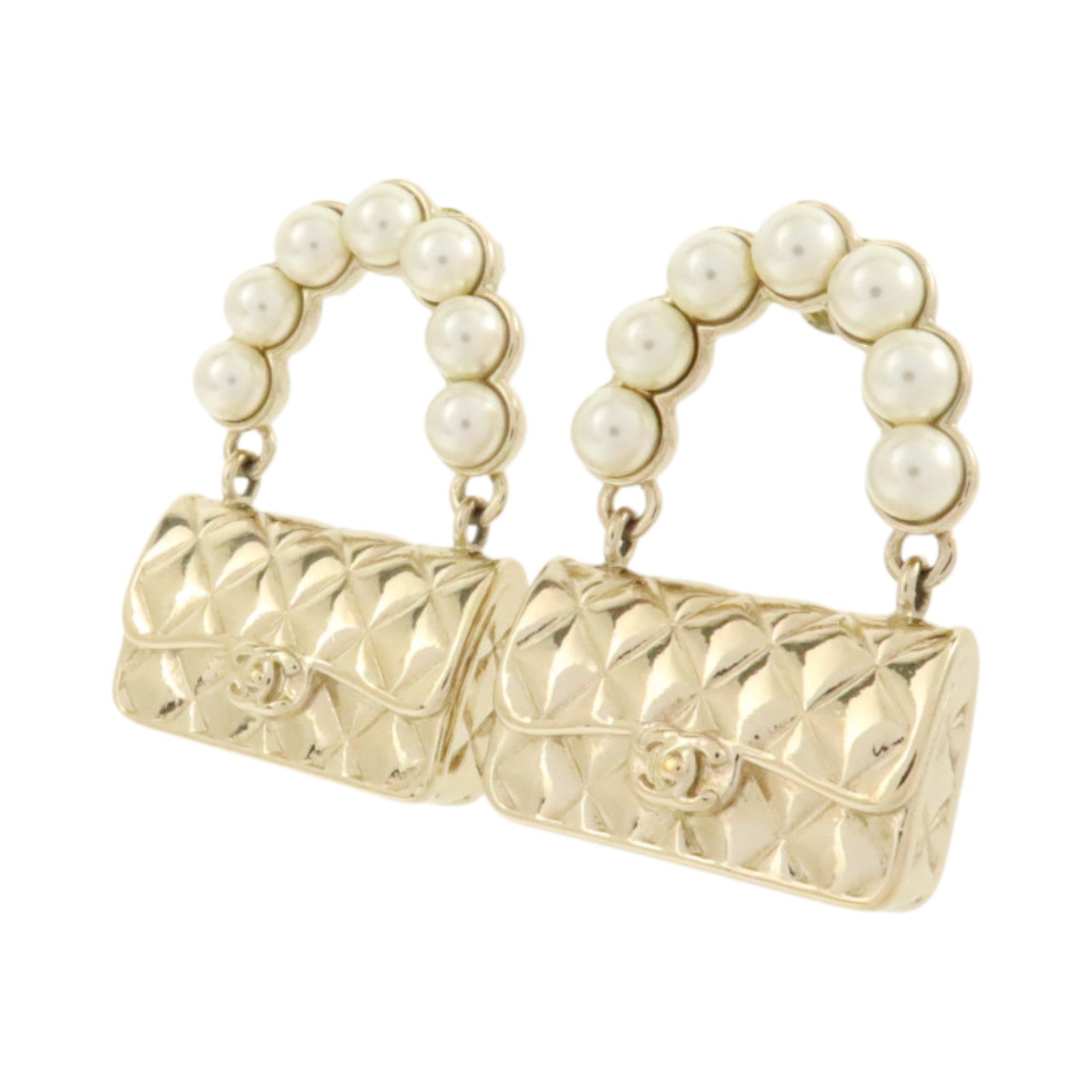 CHANEL PVC/金屬Earrings耳環