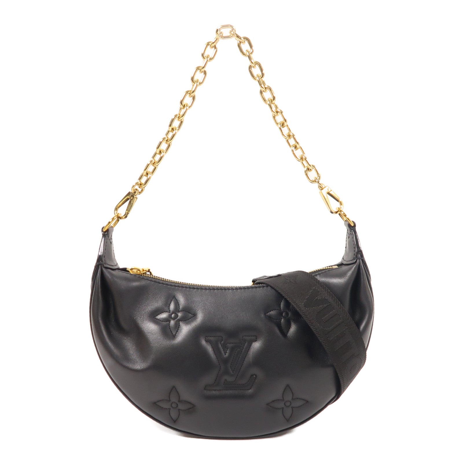 LOUIS VUITTON 牛皮皮革Bubble Glam Over The Moon金扣鏈帶肩背袋