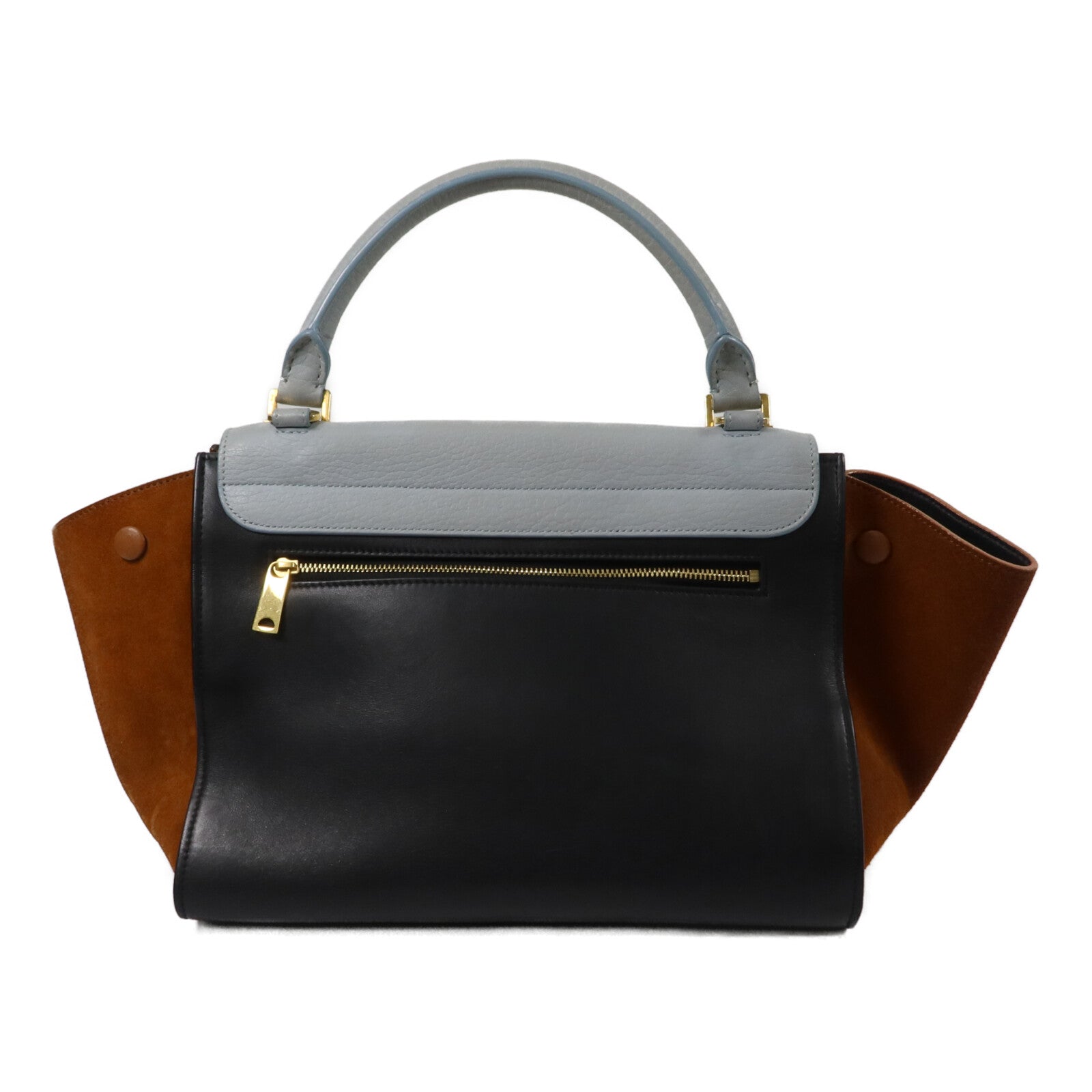CELINE 牛皮皮革Trapeze Small手挽肩背兩用袋