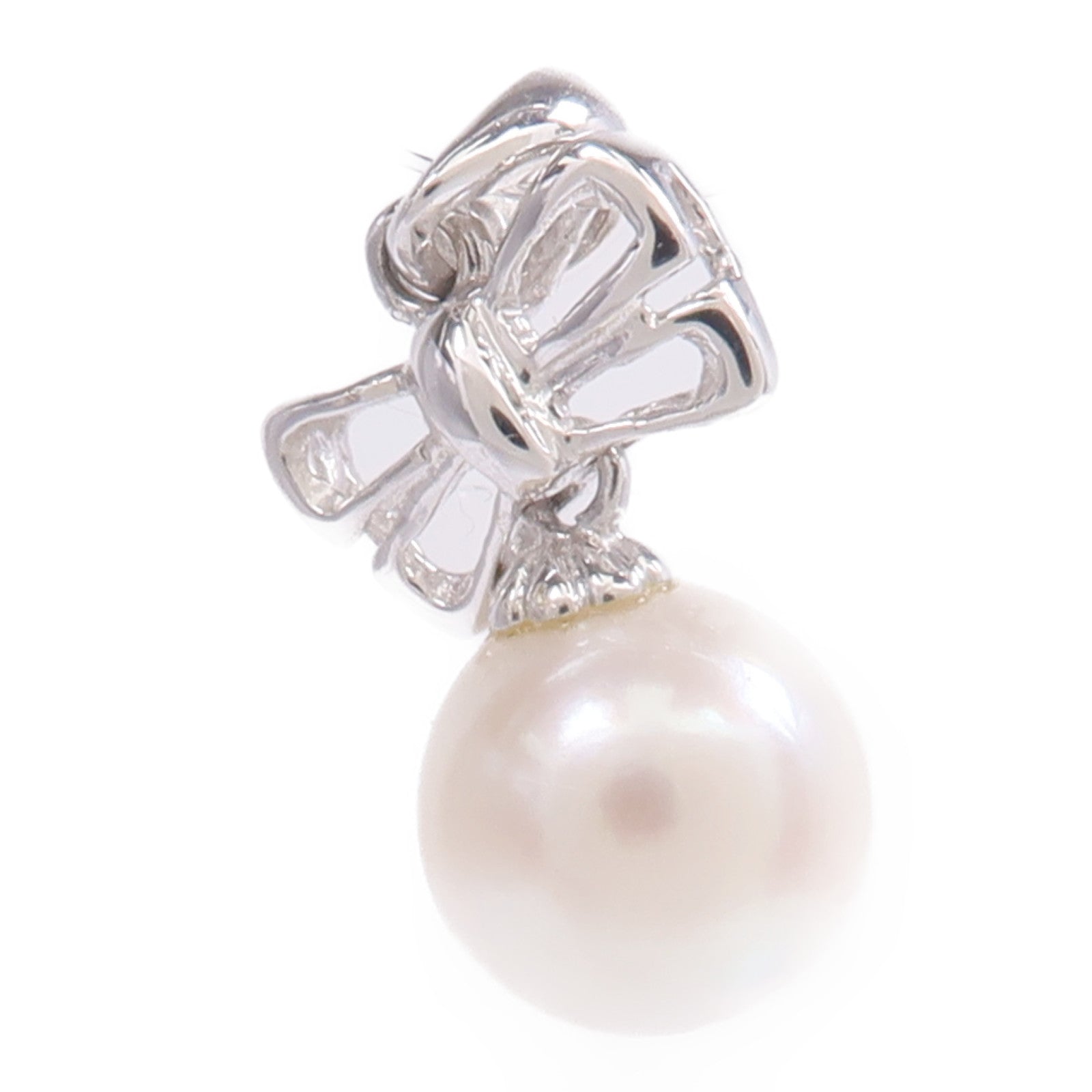 JEWELRY 18K白金Pearl Pendant Top珍珠吊墜