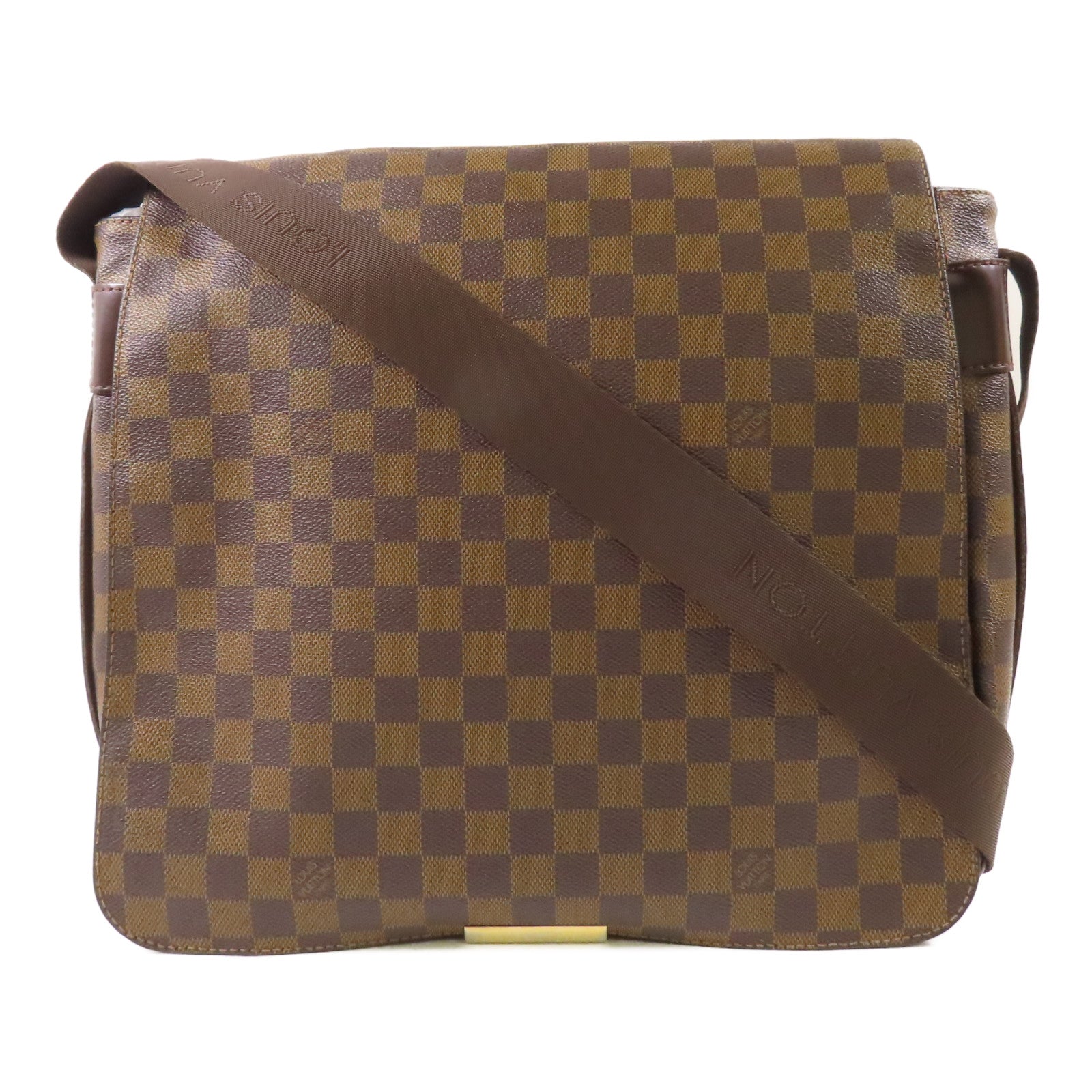 LOUIS VUITTON LV GHW Bastille Shoulder Messenger Bag N45258 Damier Brown