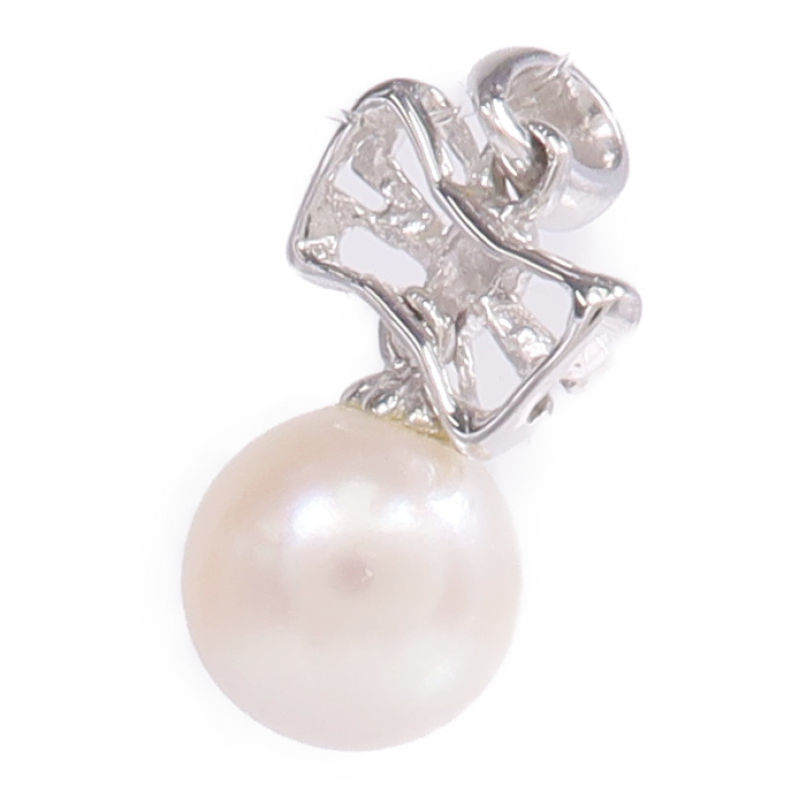 JEWELRY 【激減優惠】18K白金Pearl Pendant Top珍珠吊墜