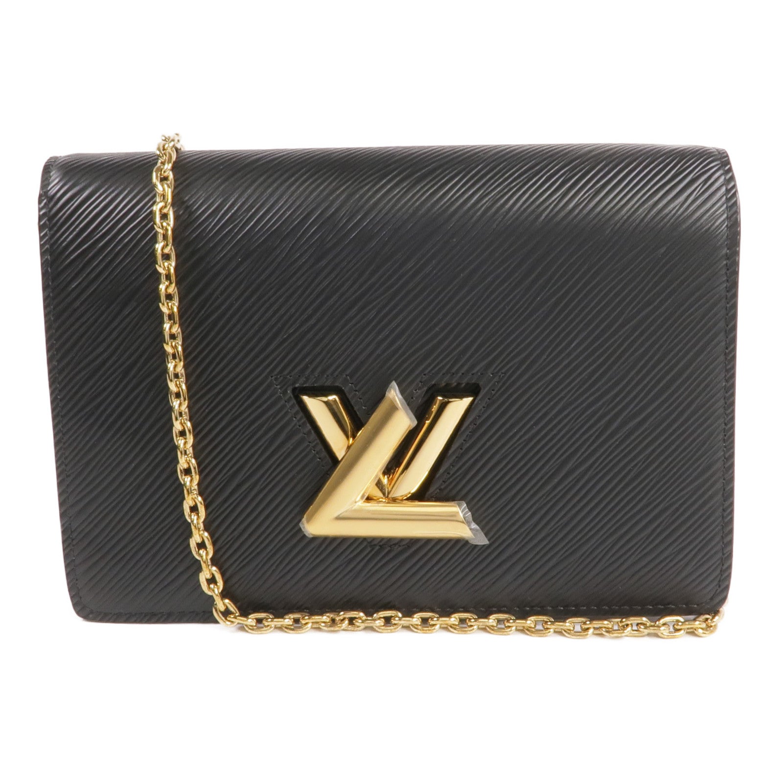LOUIS VUITTON Epi Twist Shoulder Bag金扣鏈帶肩背袋