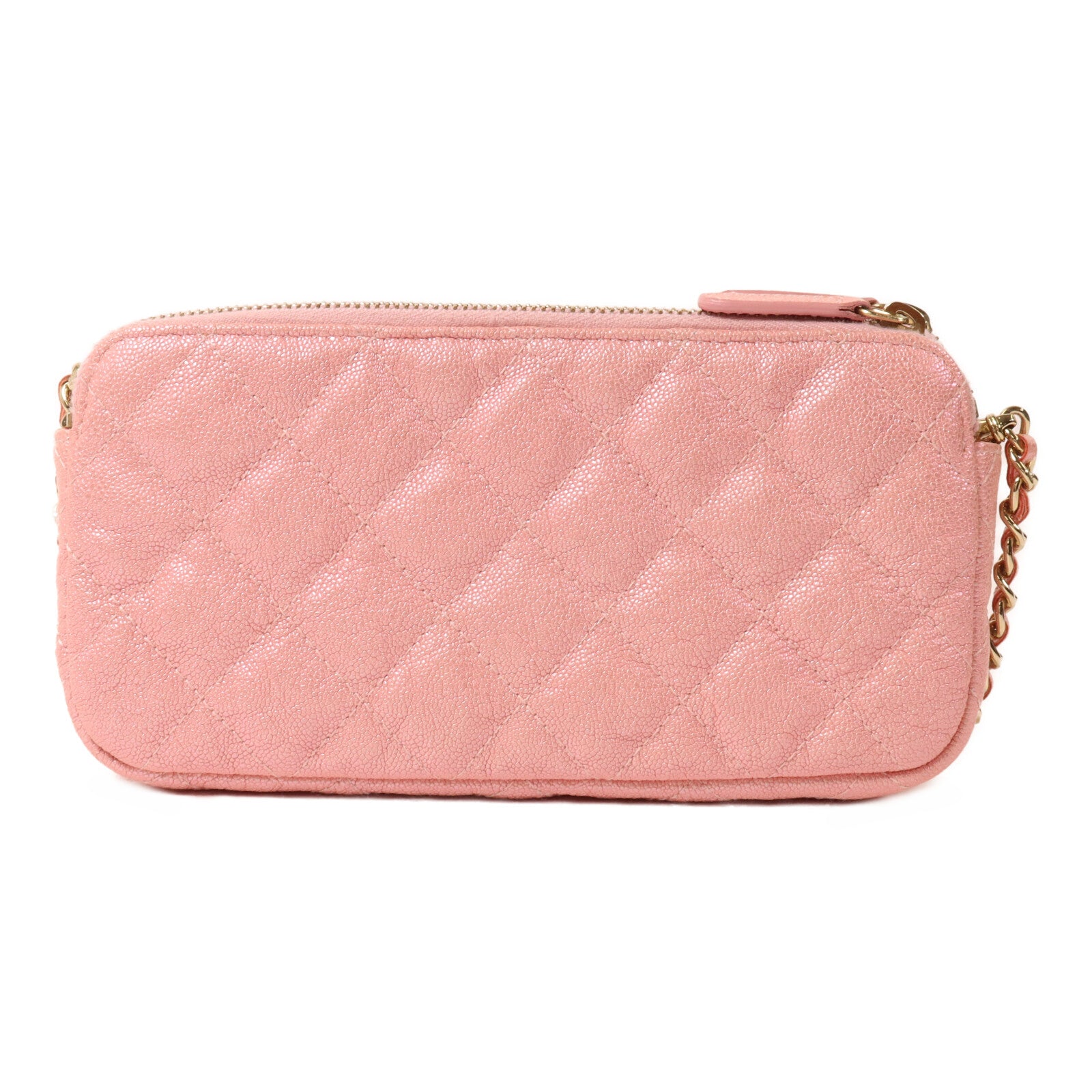 CHANEL 牛皮皮革Chain Shoulder鏈帶肩背袋