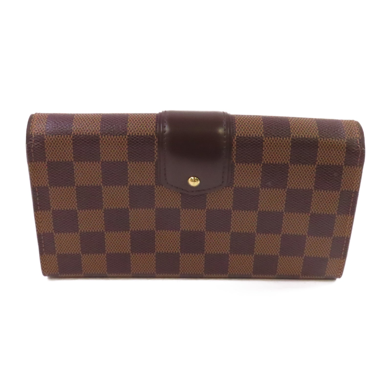 LOUIS VUITTON LV GHW Sistina Wallet Long Wallet N61747 Damier Ebene Brown