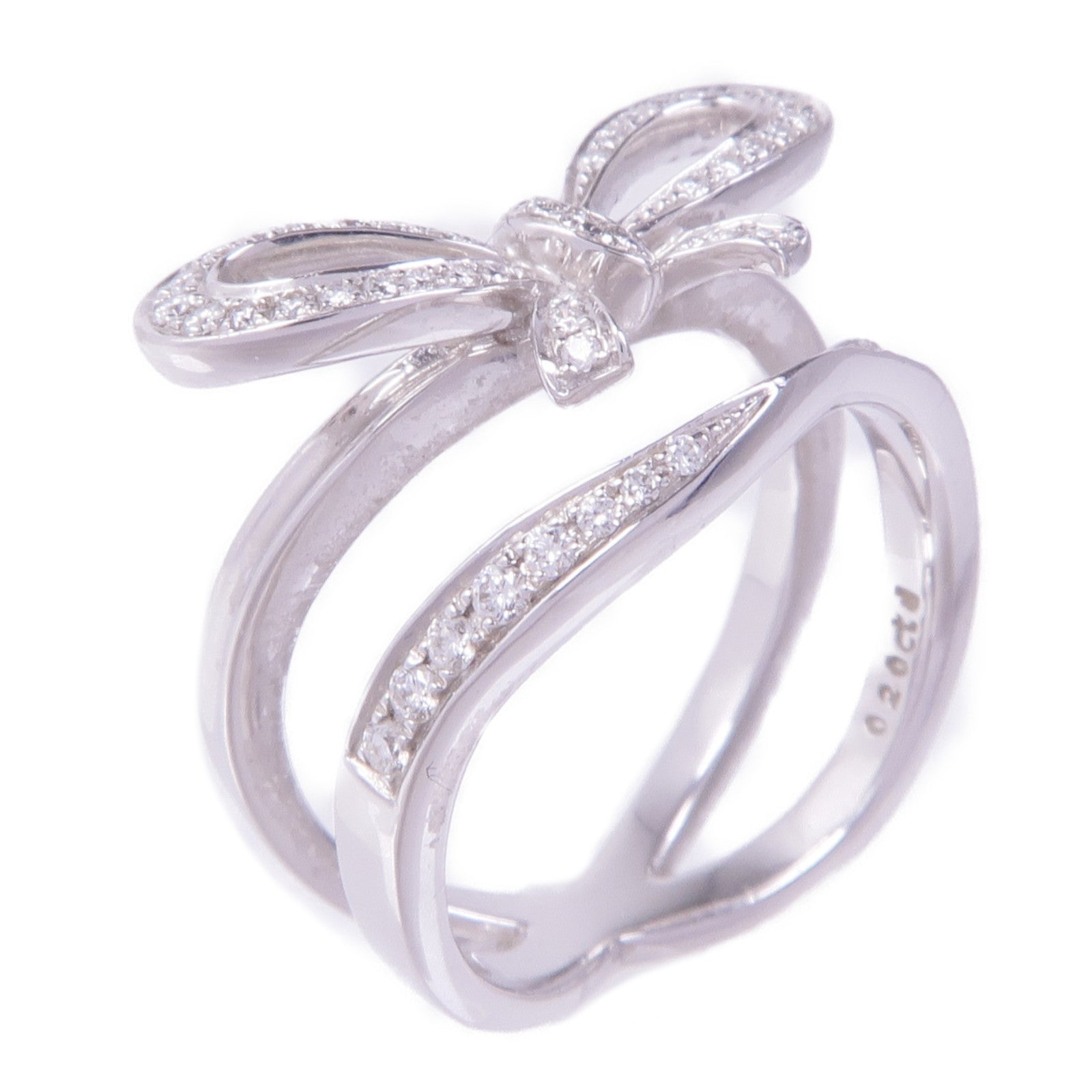 JEWELRY 18K白金Diamond Ring鑽石戒指US#5