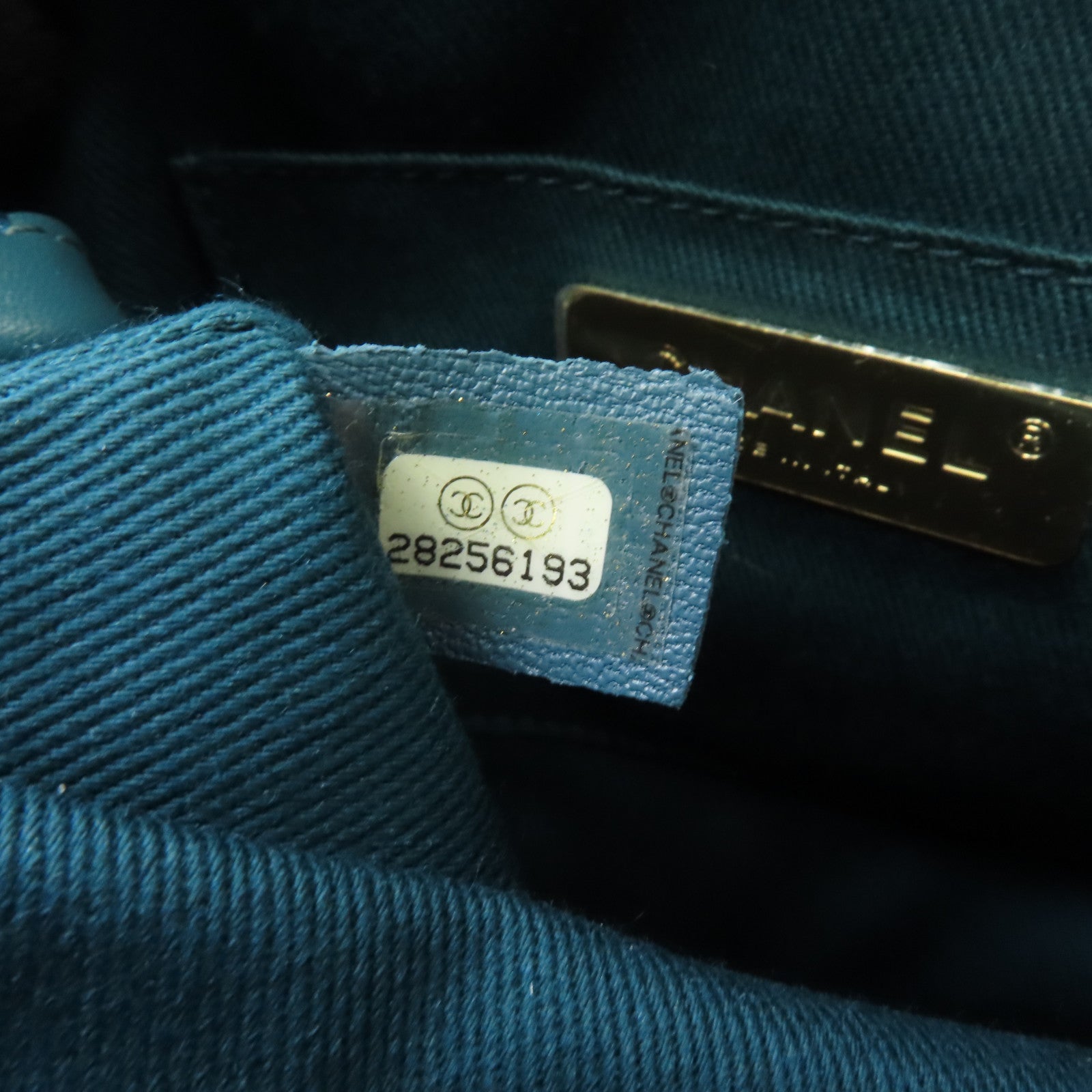 CHANEL 【激減優惠】菱格羊皮皮革Chain Shoulder金扣肩背袋綠色