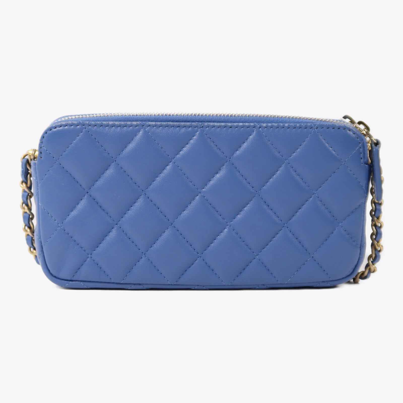 CHANEL 羊皮皮革Wallet On Chain金扣鏈帶肩背袋