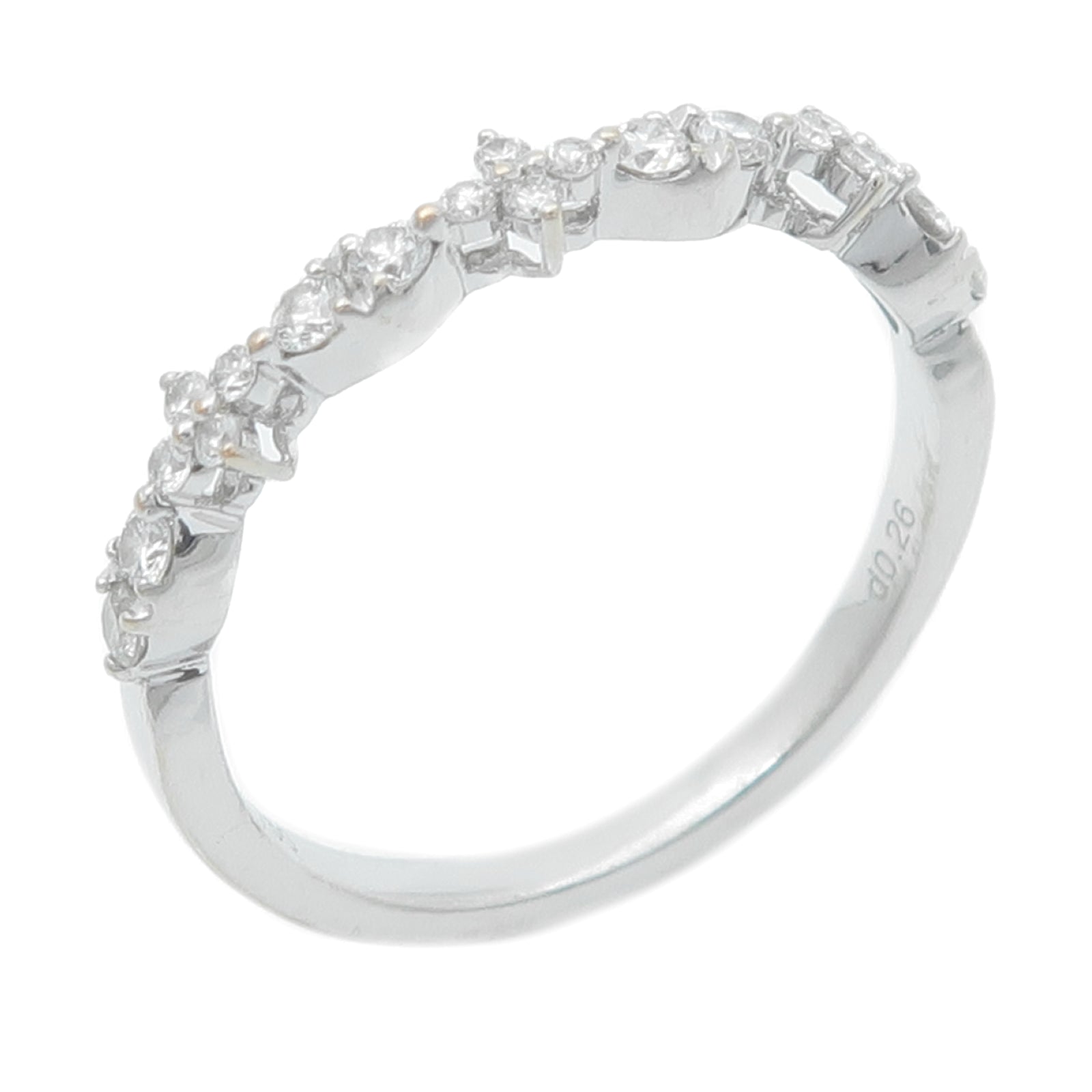 JEWELRY 18K白金Diamond Ring鑽石戒指US#6.25