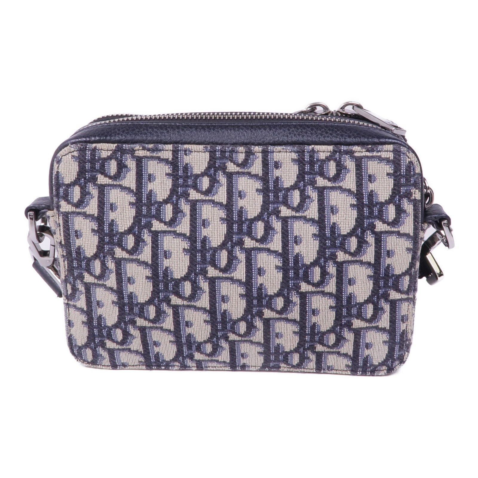 Dior 帆布Shoulder Bag銀扣肩背袋