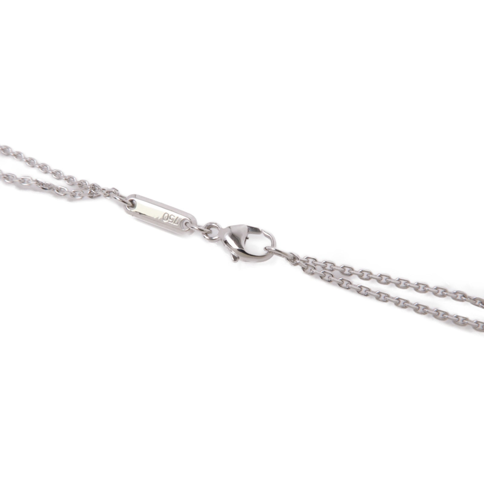 Chopard【激減優惠】 18K白金Happy Spirit Heart Diamond Necklace項鍊