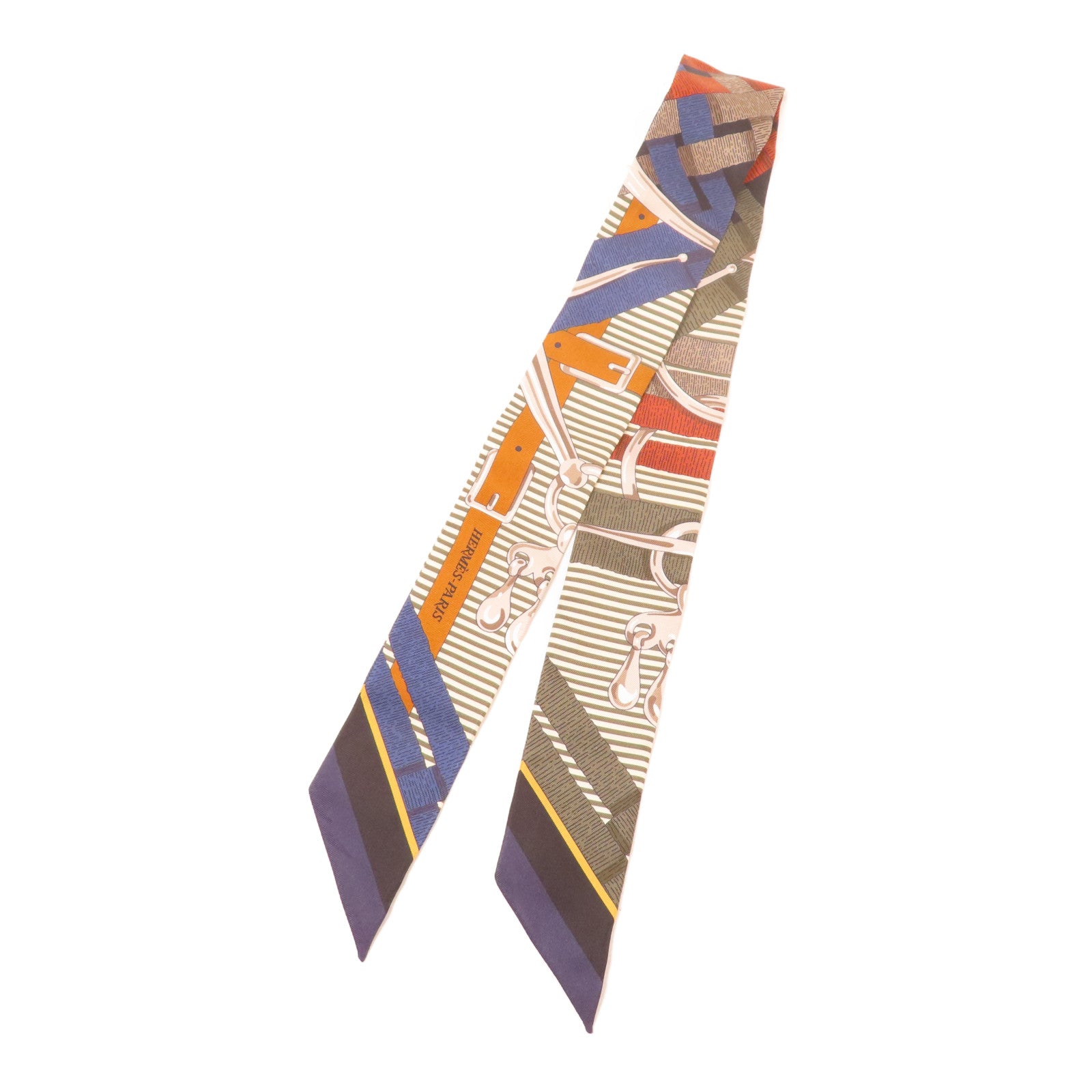 HERMES 絲質Twilly絲巾
