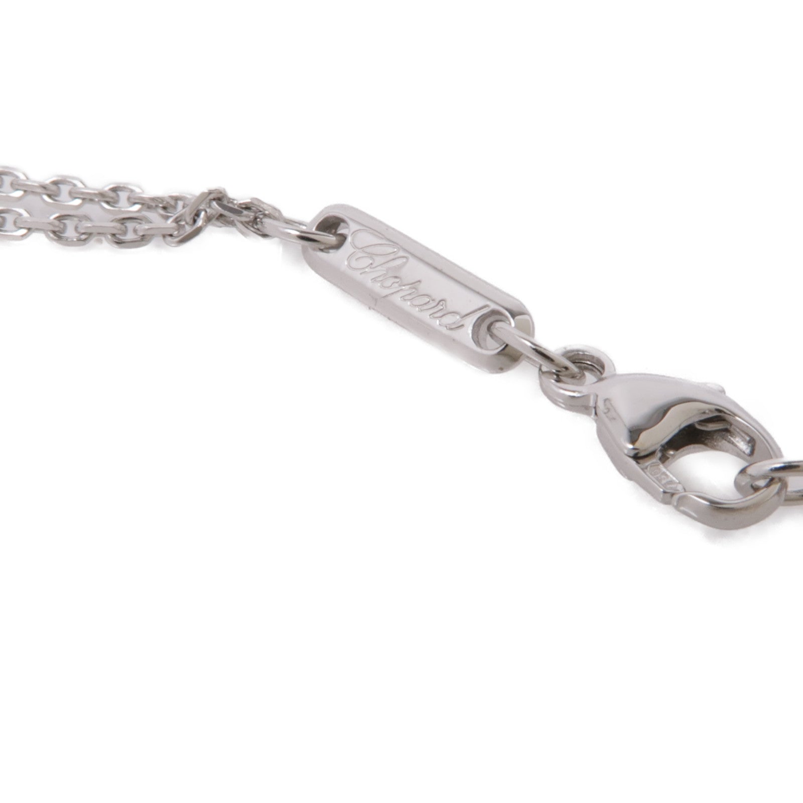 Chopard【激減優惠】 18K白金Happy Spirit Heart Diamond Necklace項鍊