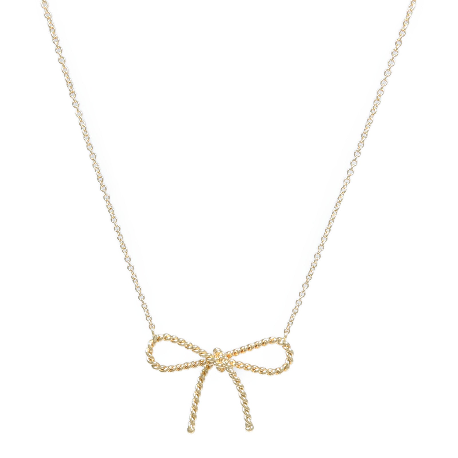 TIFFANY&CO 18K黃金Twisted Cable Wire Necklace項鍊