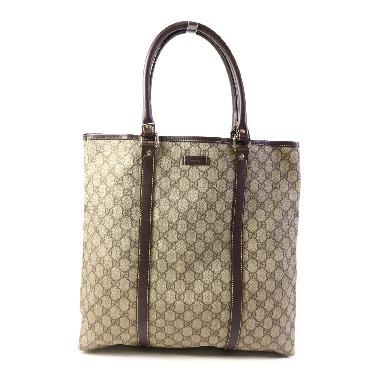 GUCCI 【激減優惠】塗層帆布Tote Bag金扣手挽袋