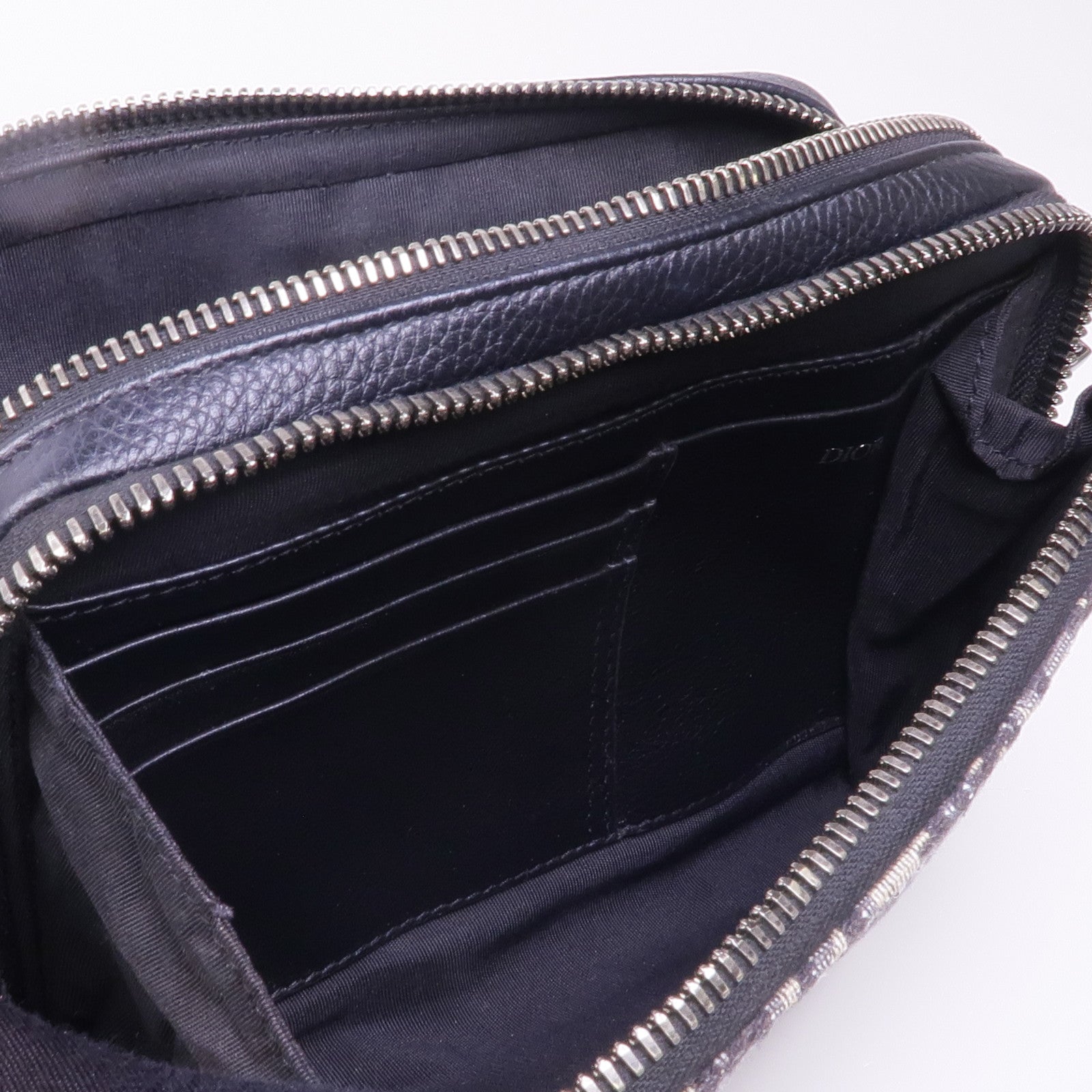 Dior 帆布Shoulder Bag銀扣肩背袋