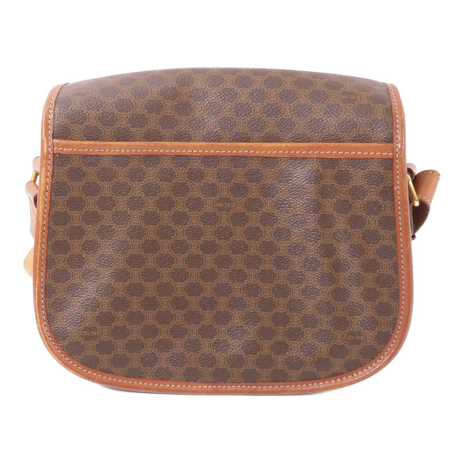 CELINE 塗層帆布Vintage Macadam Starball肩背袋